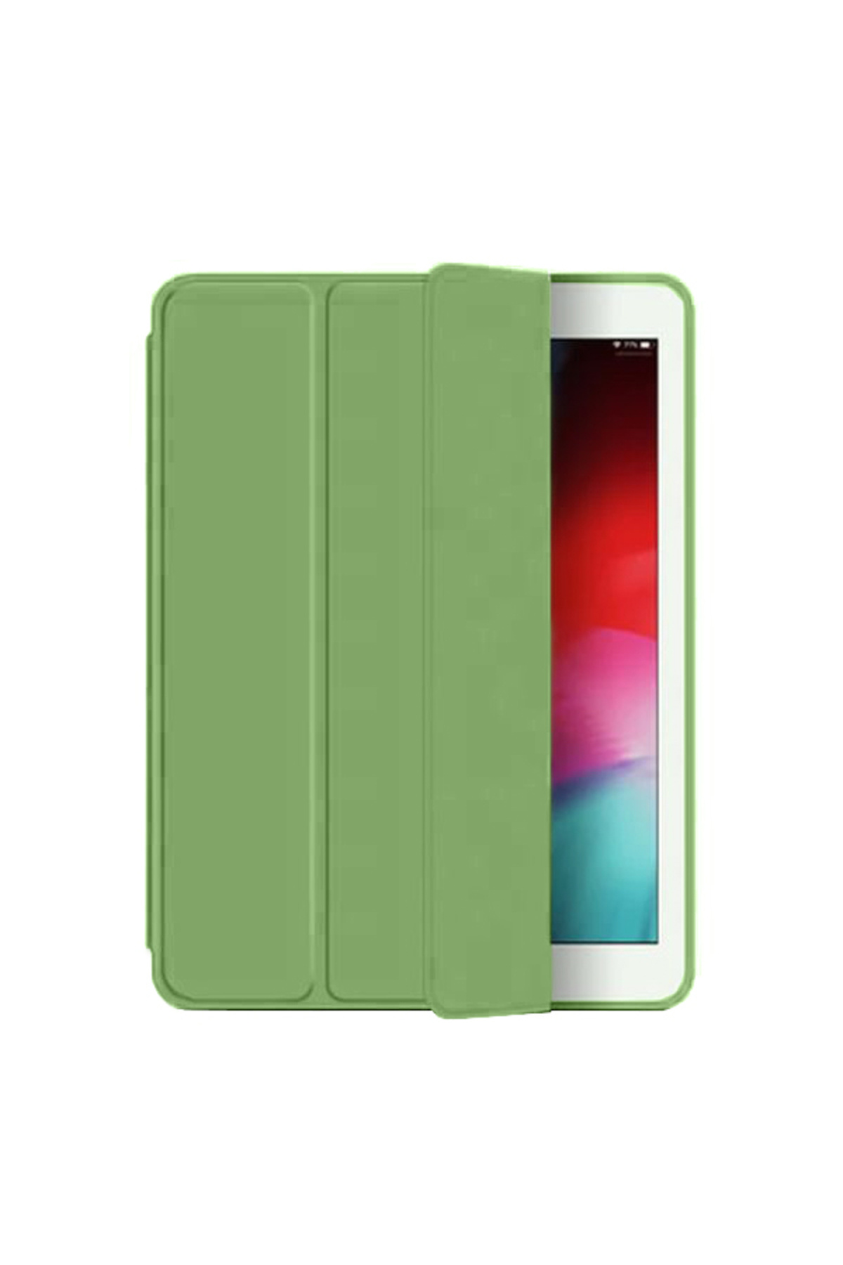 REDz Accessories-Flip protective case for Apple iPad 10.2", iPad 2019/2020/2021, Book, Green 2