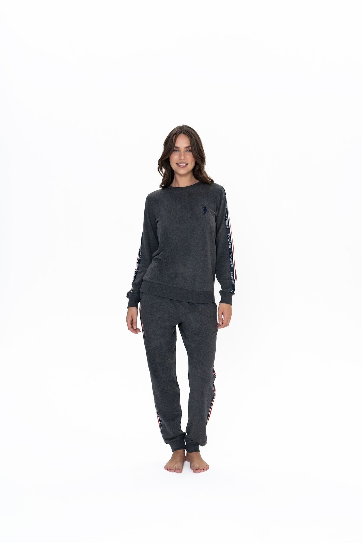 U.S. Polo Assn. U.S. Polo Assn. U.S. POLO ASSN Kadın Çeyizlik Kutulu Pijama Takımı BNNTO20.M1RK1.T3NG.O.R.H.N.