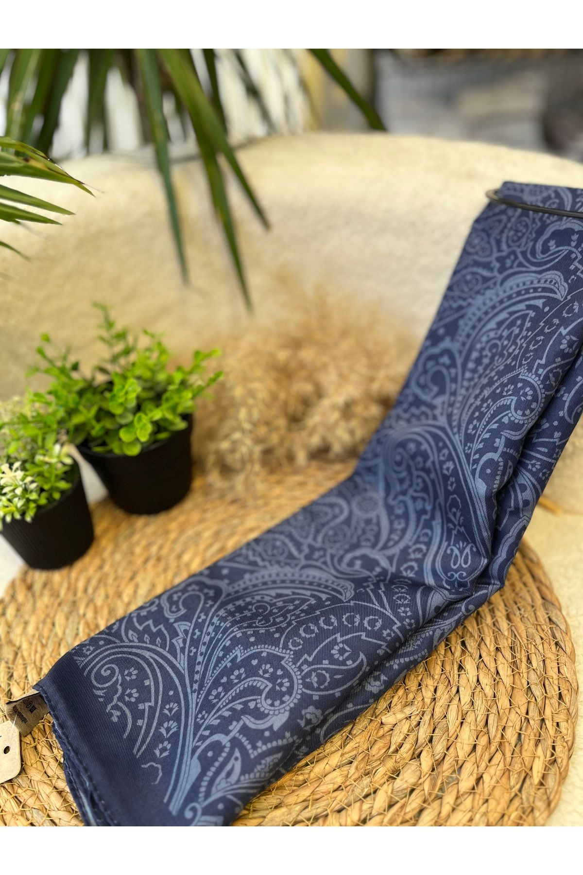 Neva Etnik Desen Şal PAMUKLU ETNİK DESEN ŞAL