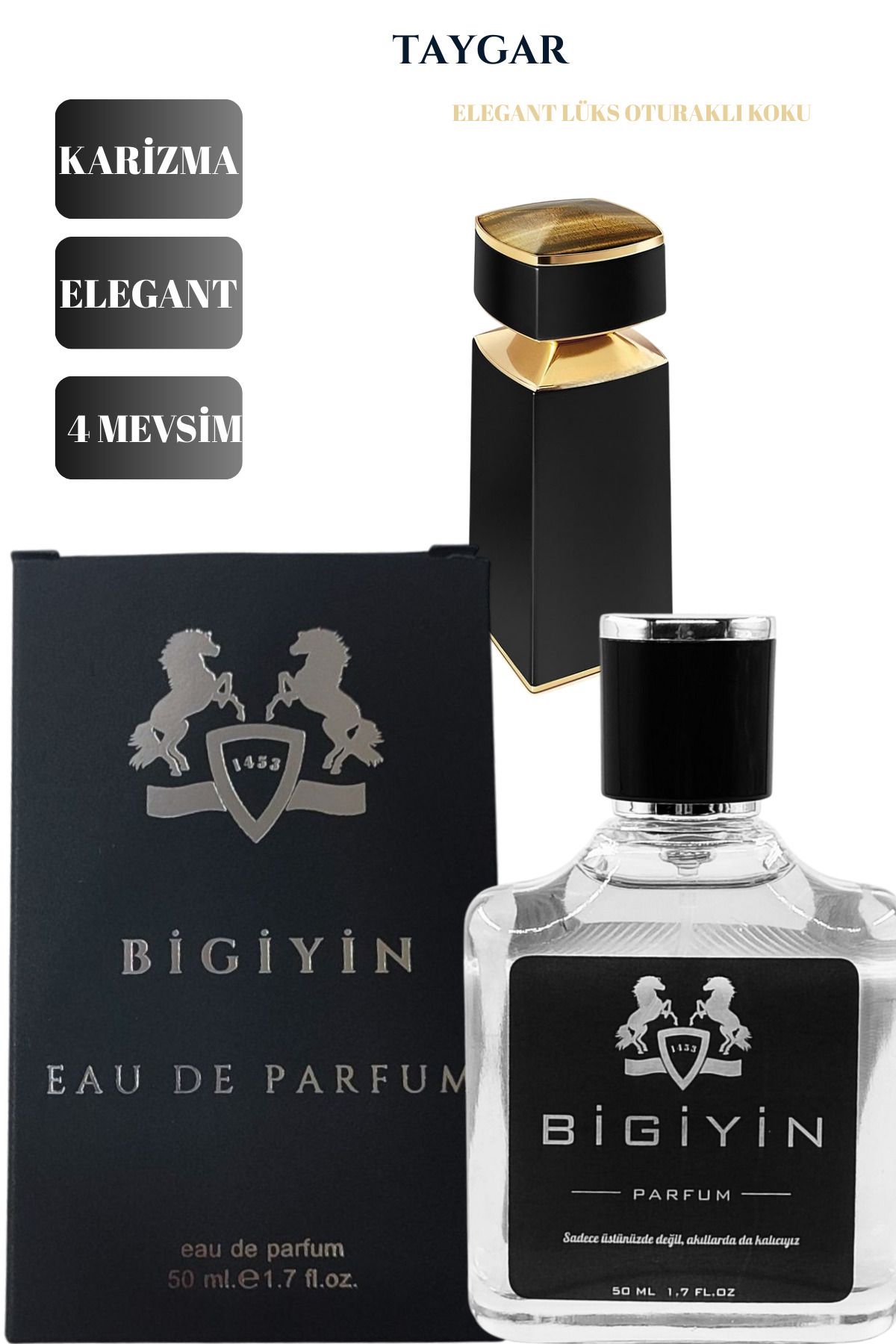 bigiyin Parfüm Taygar Kokusu Elegant Karizmatik Erkek Parfümü Fresh Taze Taygar