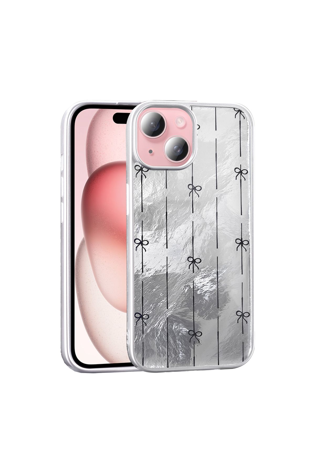HTstore iPhone Uyumlu 13 Kılıf Desenli Zore Mep Kapak