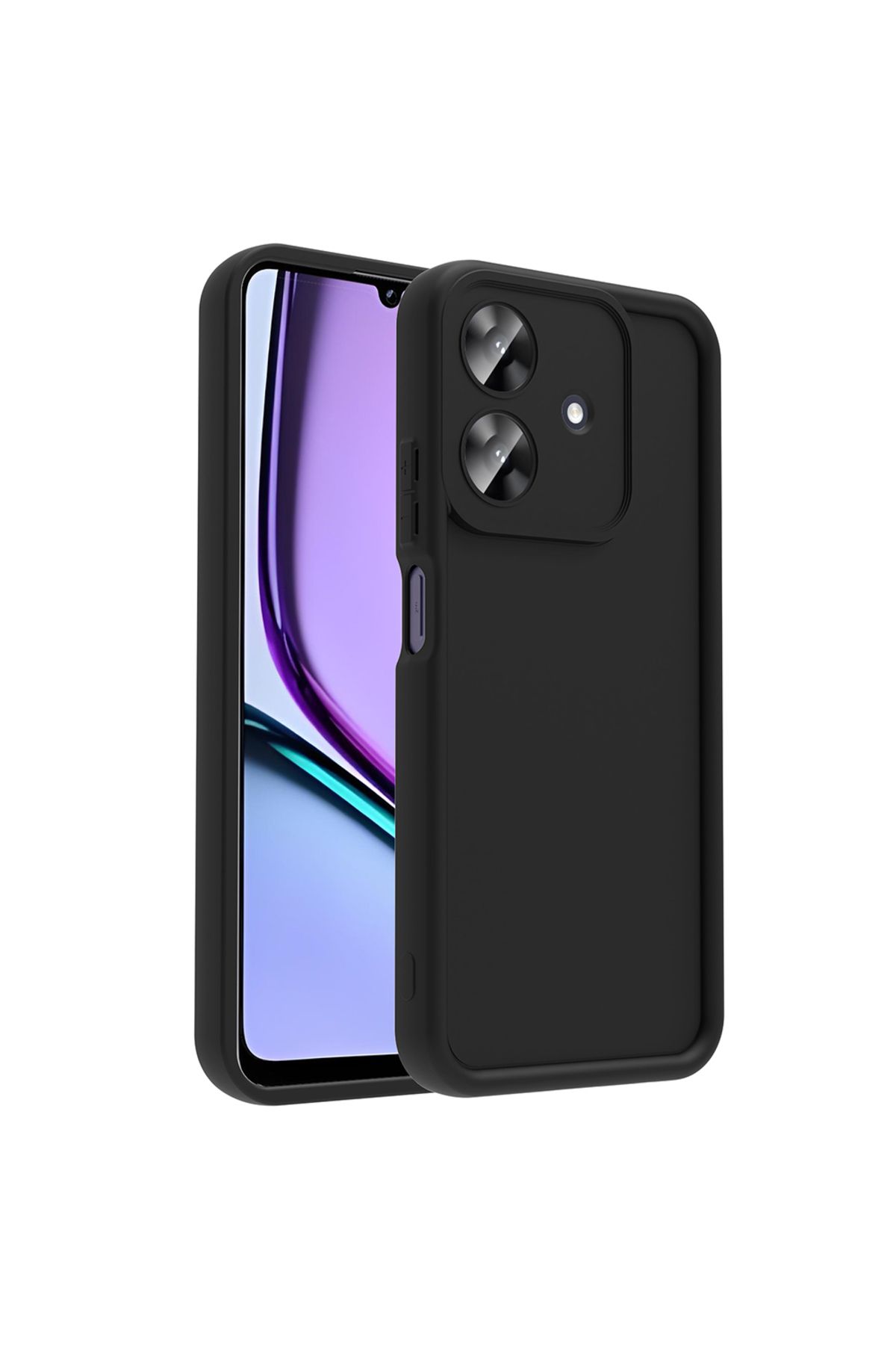HTstore Realme Note 60 Kılıf Kamera Korumalı Zore Ananas Kapak