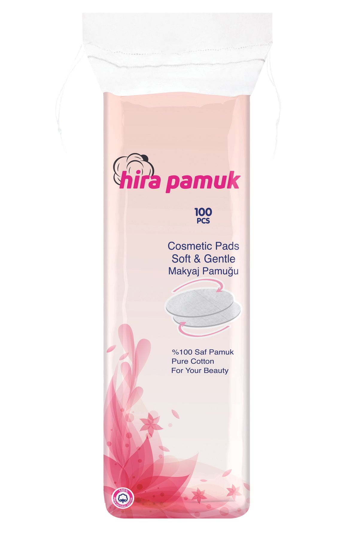 Hira Pamuk Hira Makyaj Pamuğu Disk 100'lü
