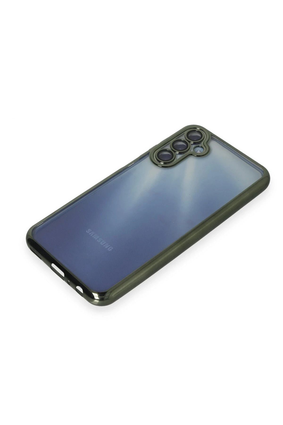 NewFace Samsung Galaxy A25 5G Kılıf Lensli Silikon - Yeşil ZRNET