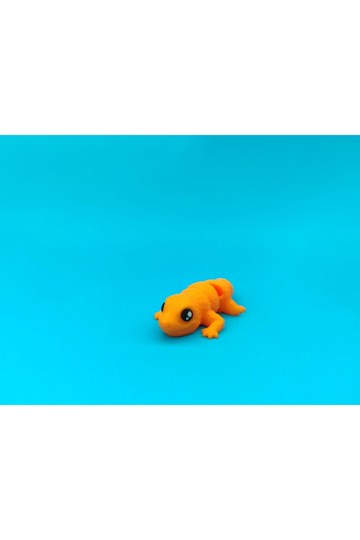 Minikbahcem Sevimli Gecko Figürü – Hareketli Eklemli 3D Oyuncak