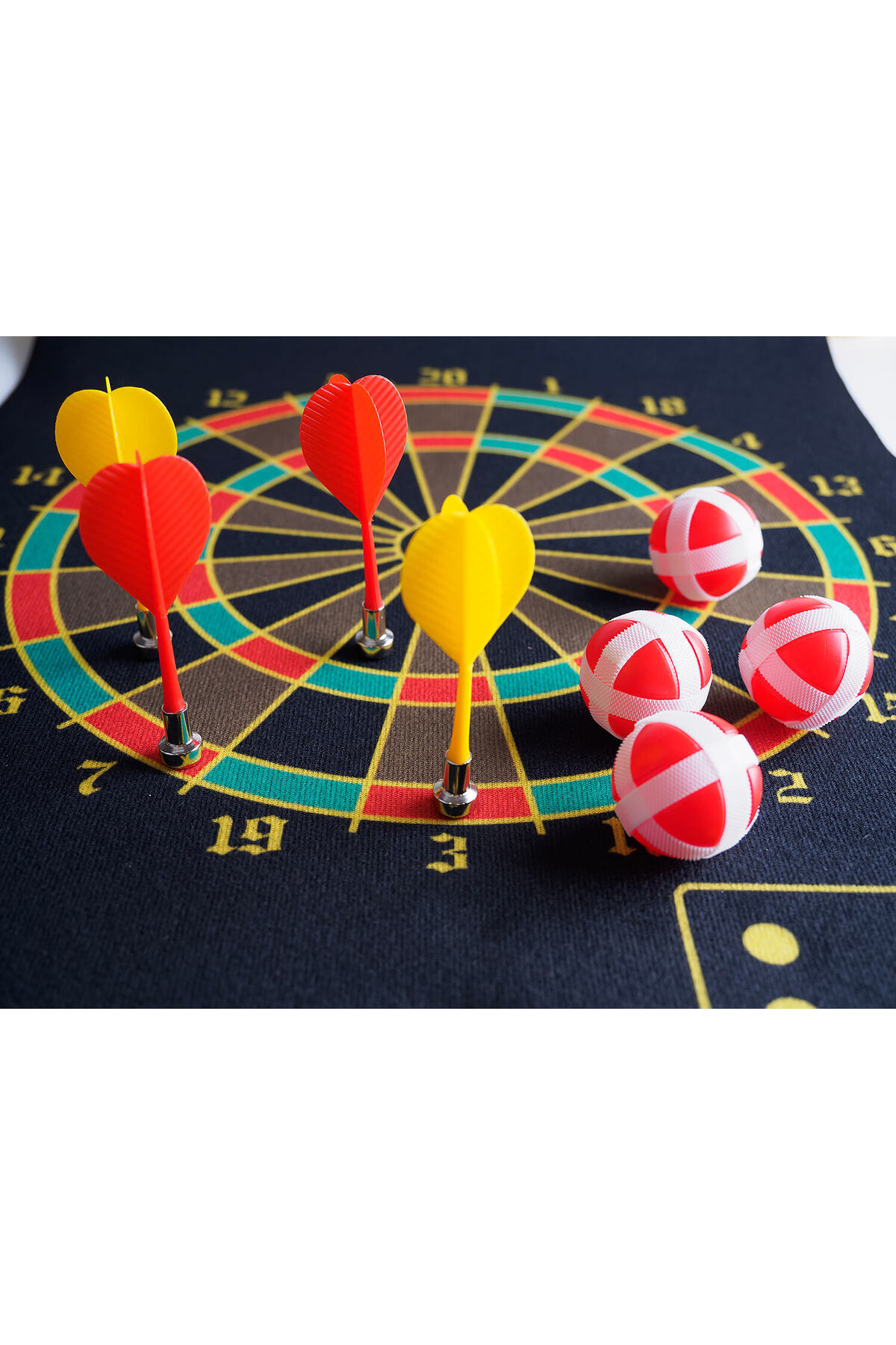ACTION ONE-Magnetic Darts Game for Children Unicorn, with 4 darts and 4 velcro balls, 34x45 cm 8