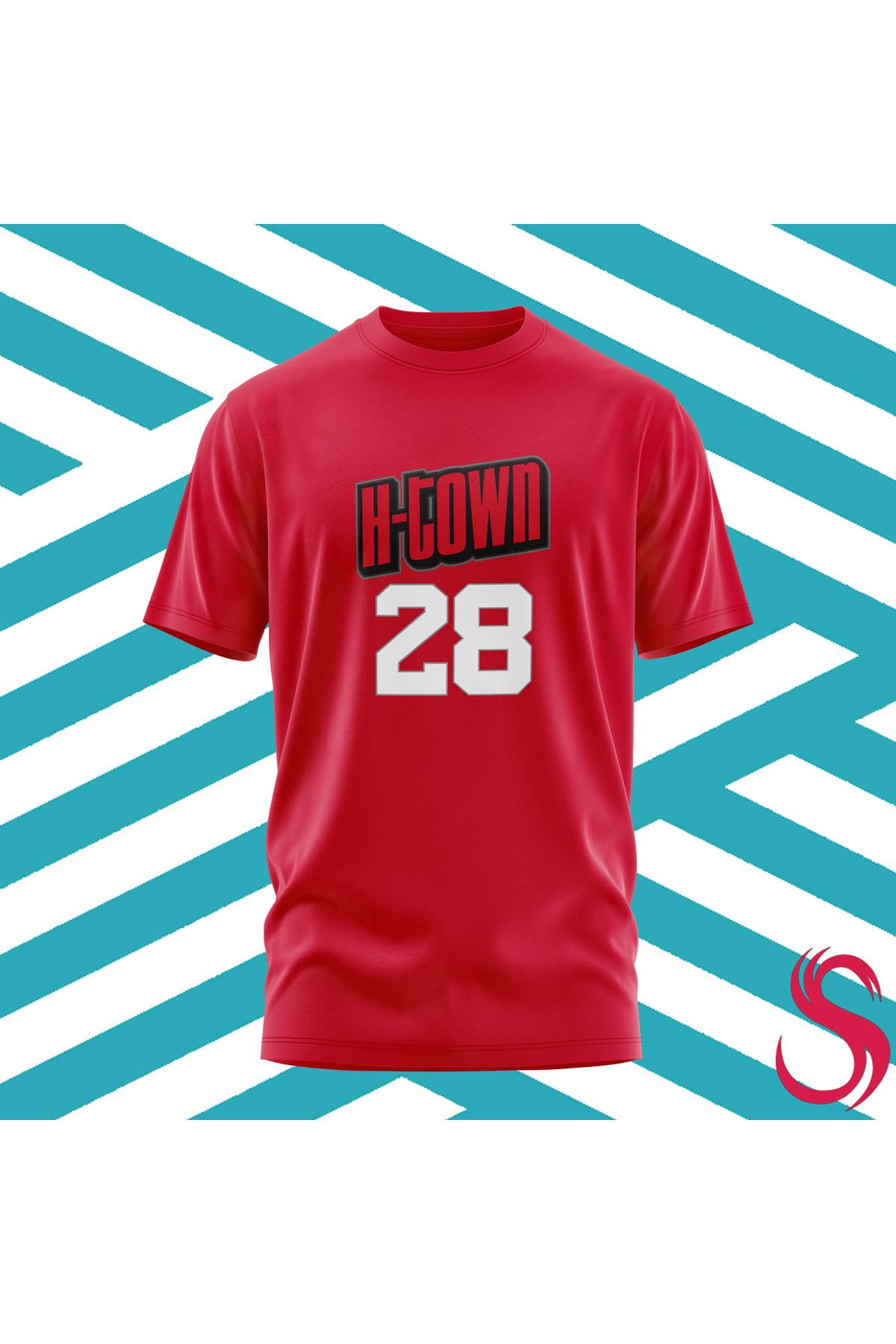 Scudetto T-Shirt Houston Rockets City Edition 2025 Alperen Sengun Unisex Tişört