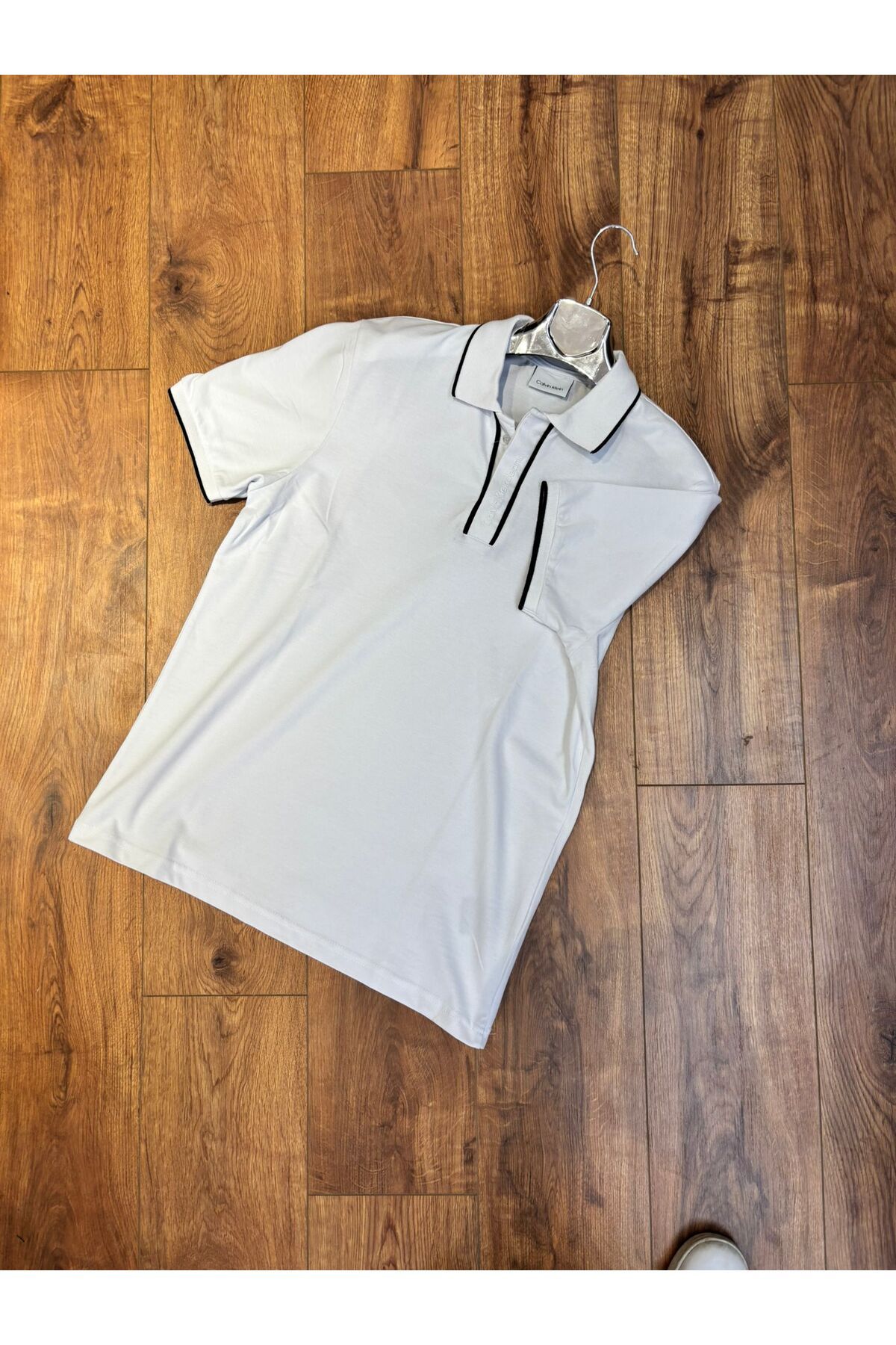 Gray Hawk Erkek Regular Fit Polo Yaka Göğüste Logo Pamuklu Kısa Kollu Beyaz Polo Yaka T-Shirt