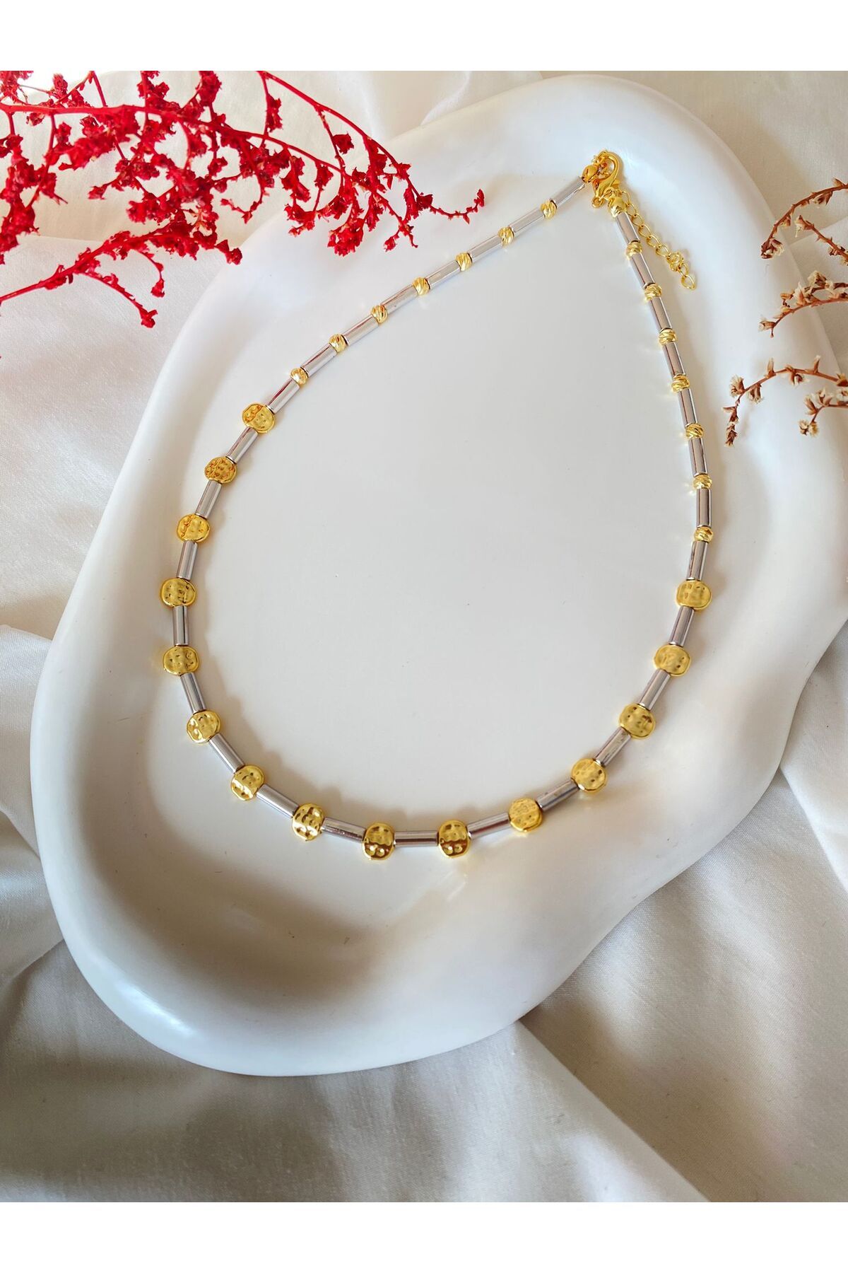 Asce Jewelry Dorika Çelik Kolye