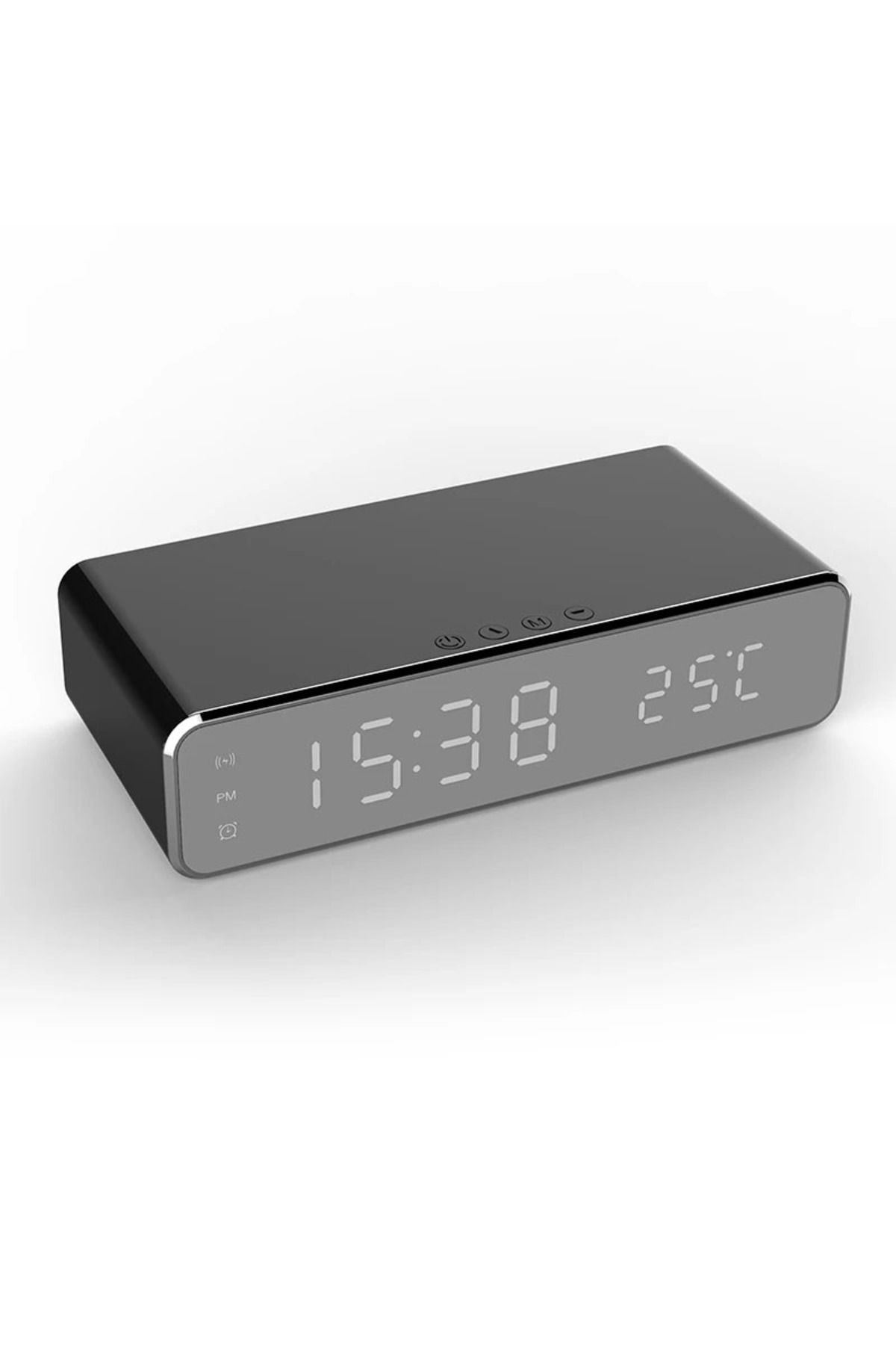 NEXTLY-Digital clock with alarm and temperature sensor, NEXTLY, wireless charging function for phone 4
