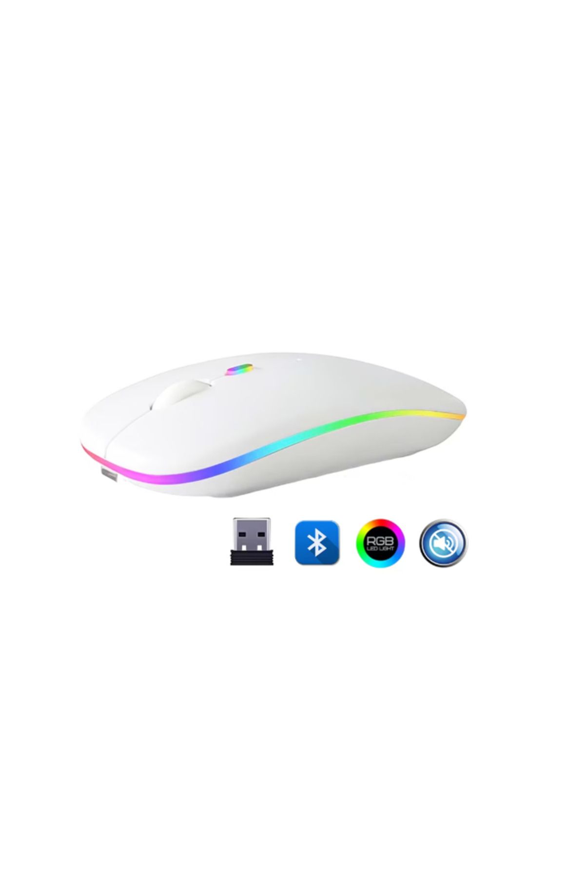 Datastar RGB Şarjlı Kablosuz Mouse