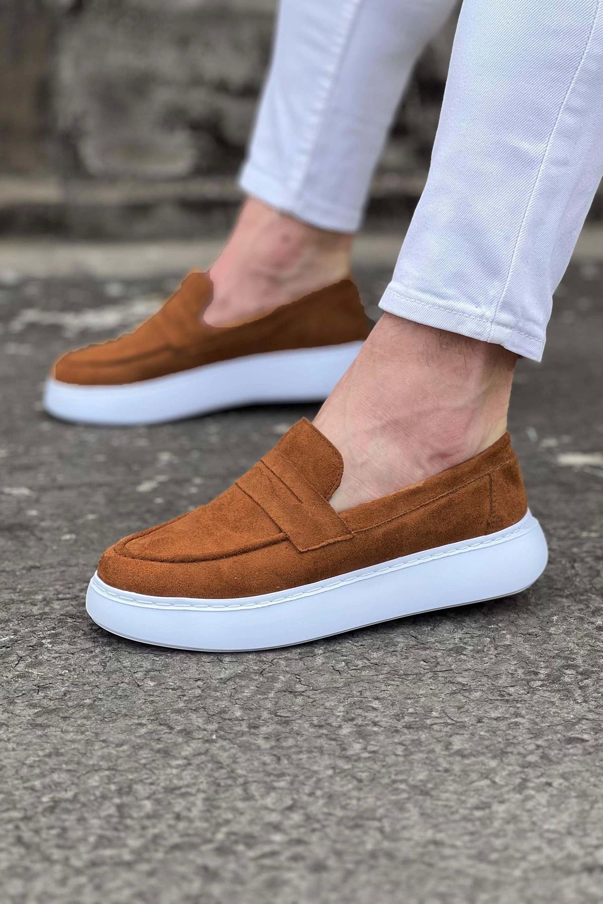 aradimtaradim Wagoon WG161 Taba Süet Erkek Casual Ayakkabı