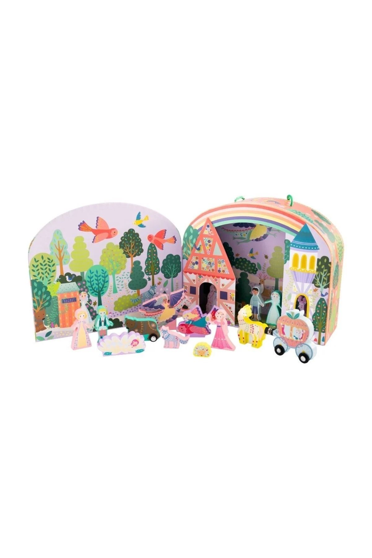 Floss & Rock Ahşap Figürlü Oyun Kutuları / Fairy Tale