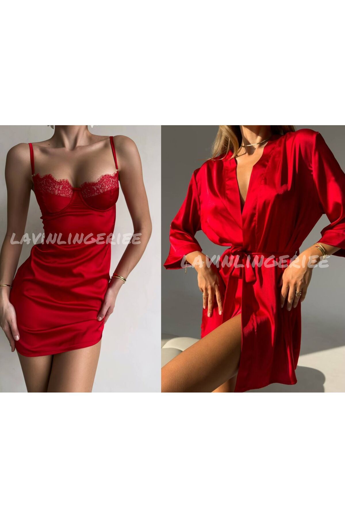 Lavinlingeriee GECELİK SABAHLIK SET
