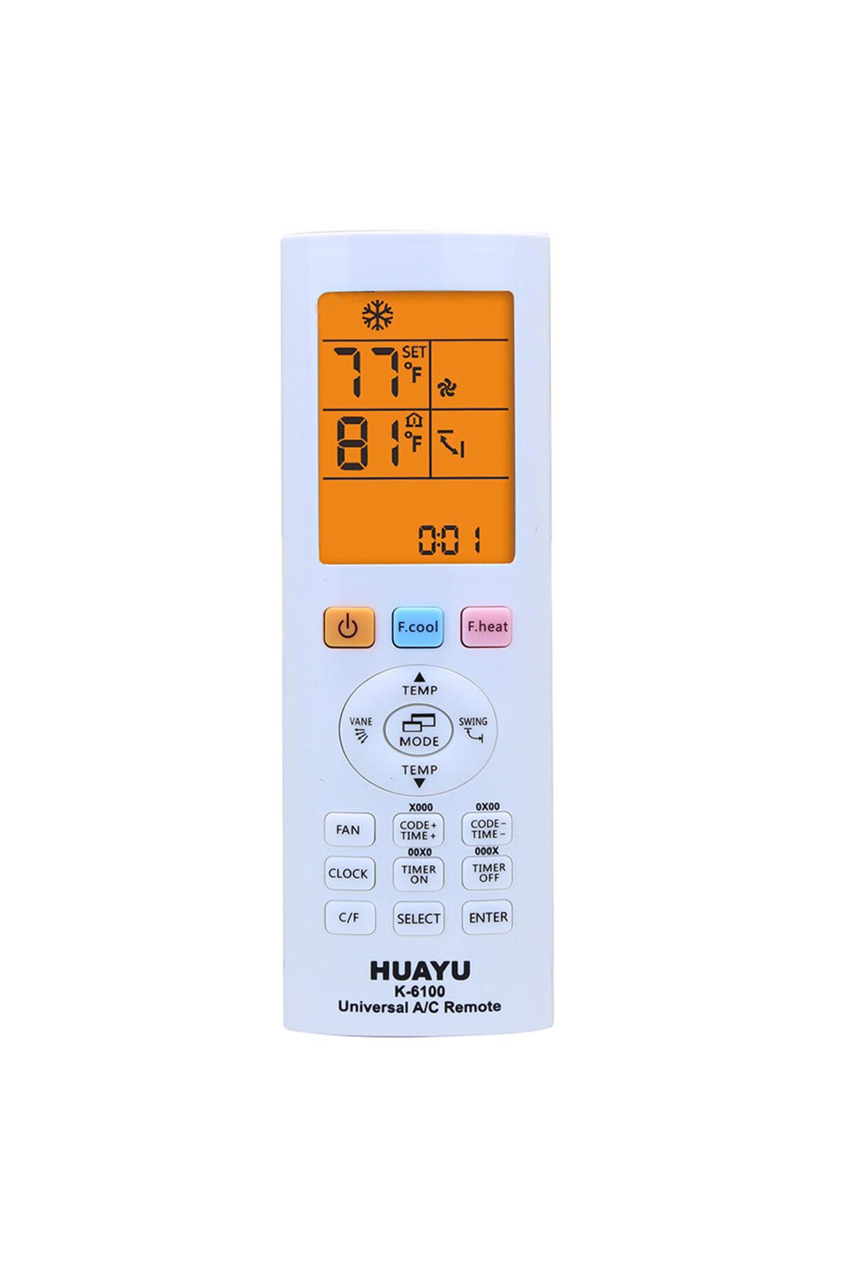 HUAYU KK K-6100 Universal Akıllı AC Klima Kumandası