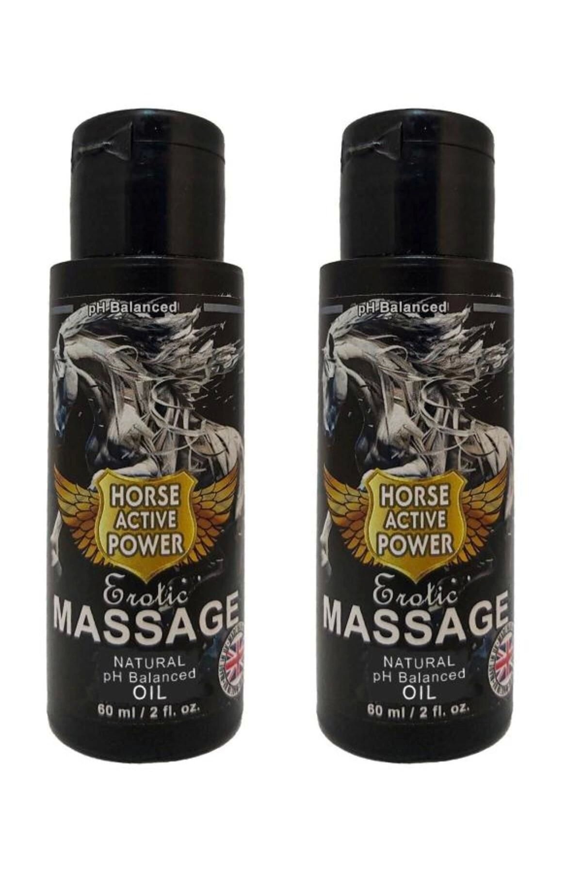 feifei Horse Active Power Rahatlatıcı Vücut Bakım Masaj Yağı 60 ml 2 Adet