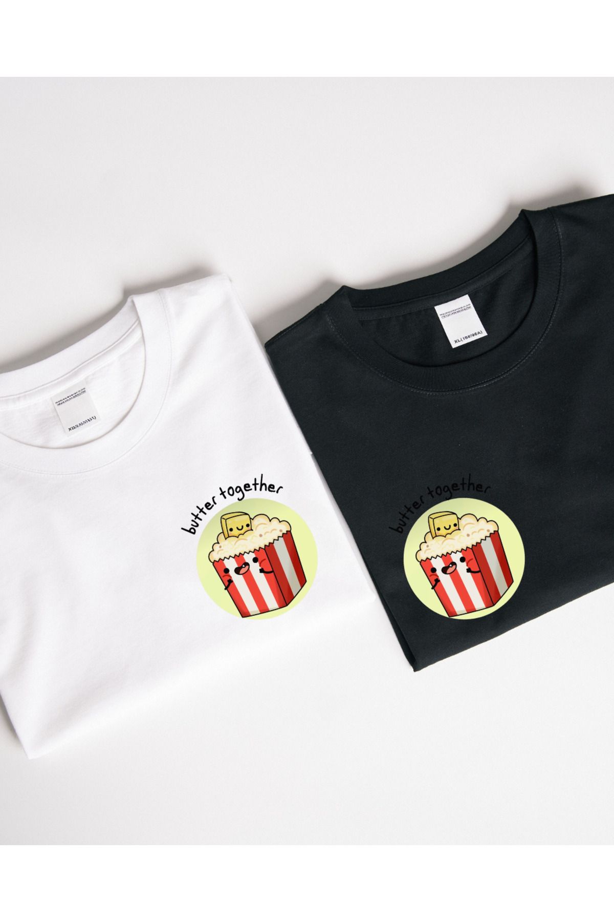 Ebiidesign Butter Together Baskılı Tasarım T-Shirt