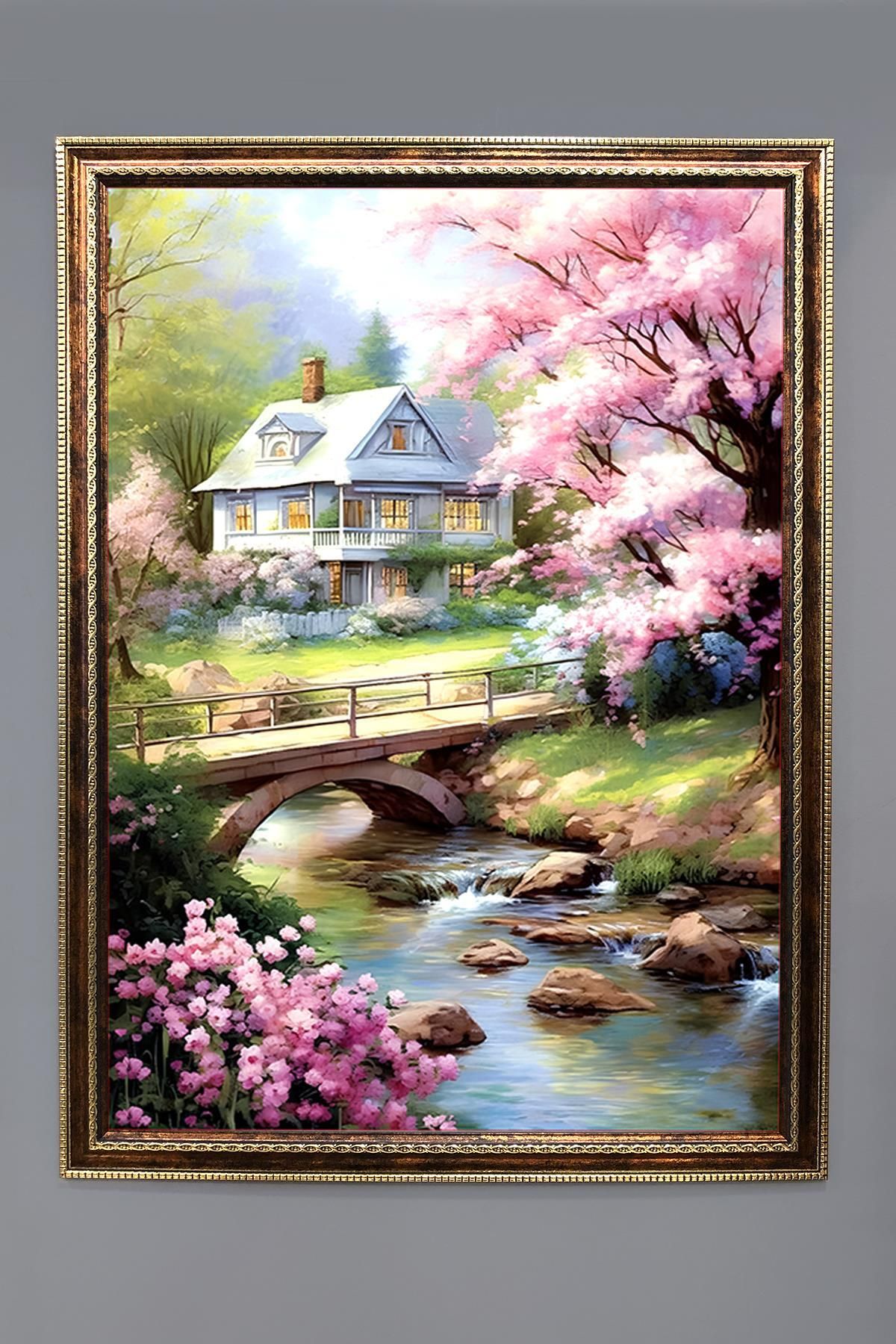 Doruklar Home Collection Doğa ve Manzara Desenli Çerçeveli Duvar Tablosu 50x70cm SERENE03