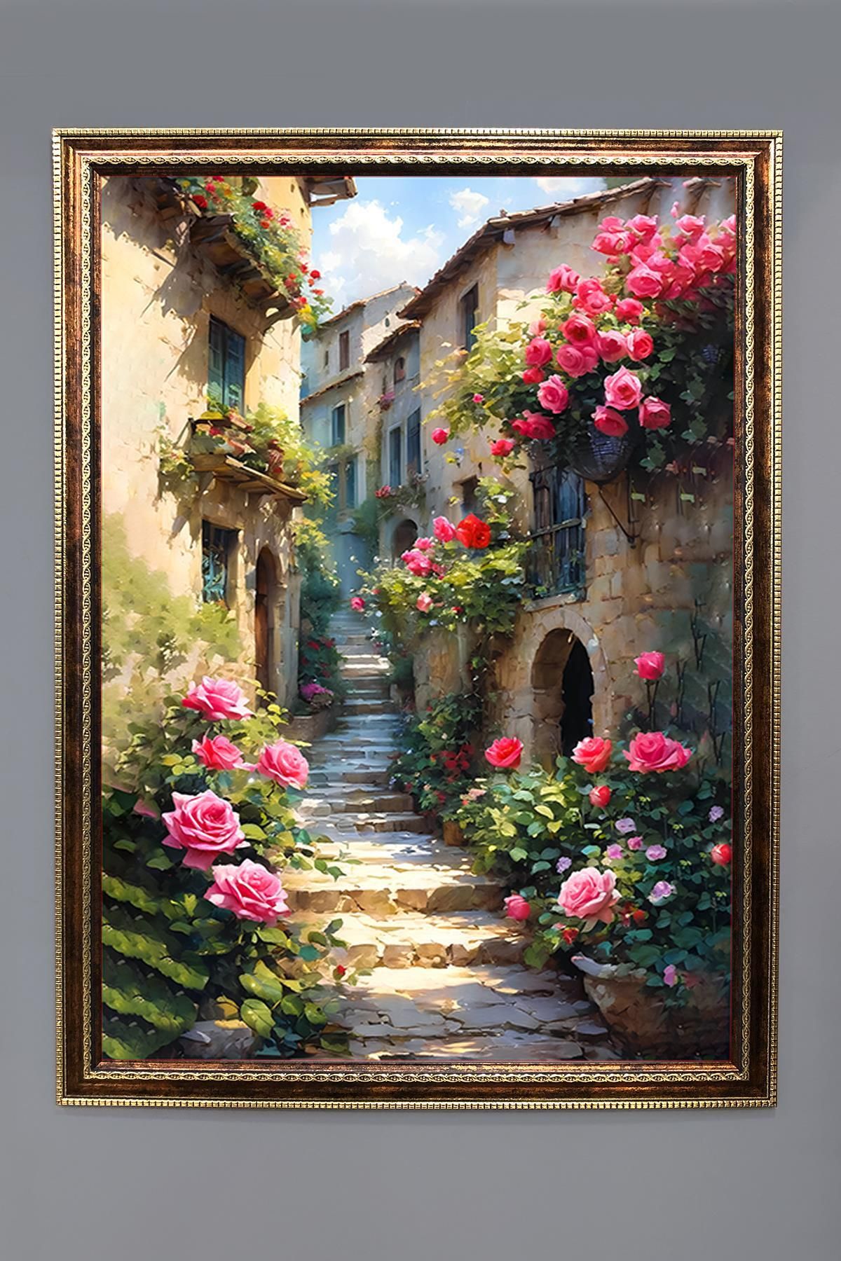 Doruklar Home Collection Doğa ve Manzara Desenli Çerçeveli Duvar Tablosu 50x70cm SERENE08