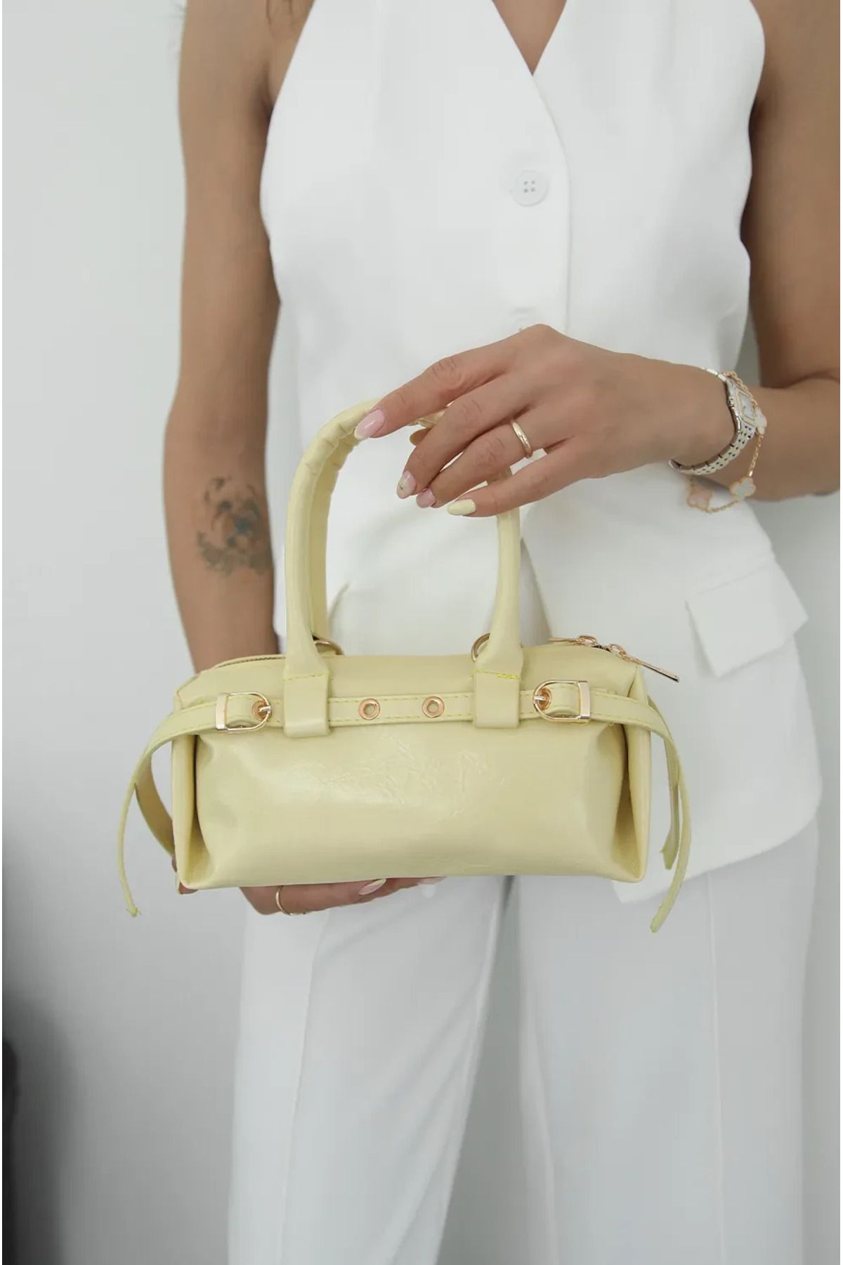 BAGS Echo Sarı El ve Omuz Çantası