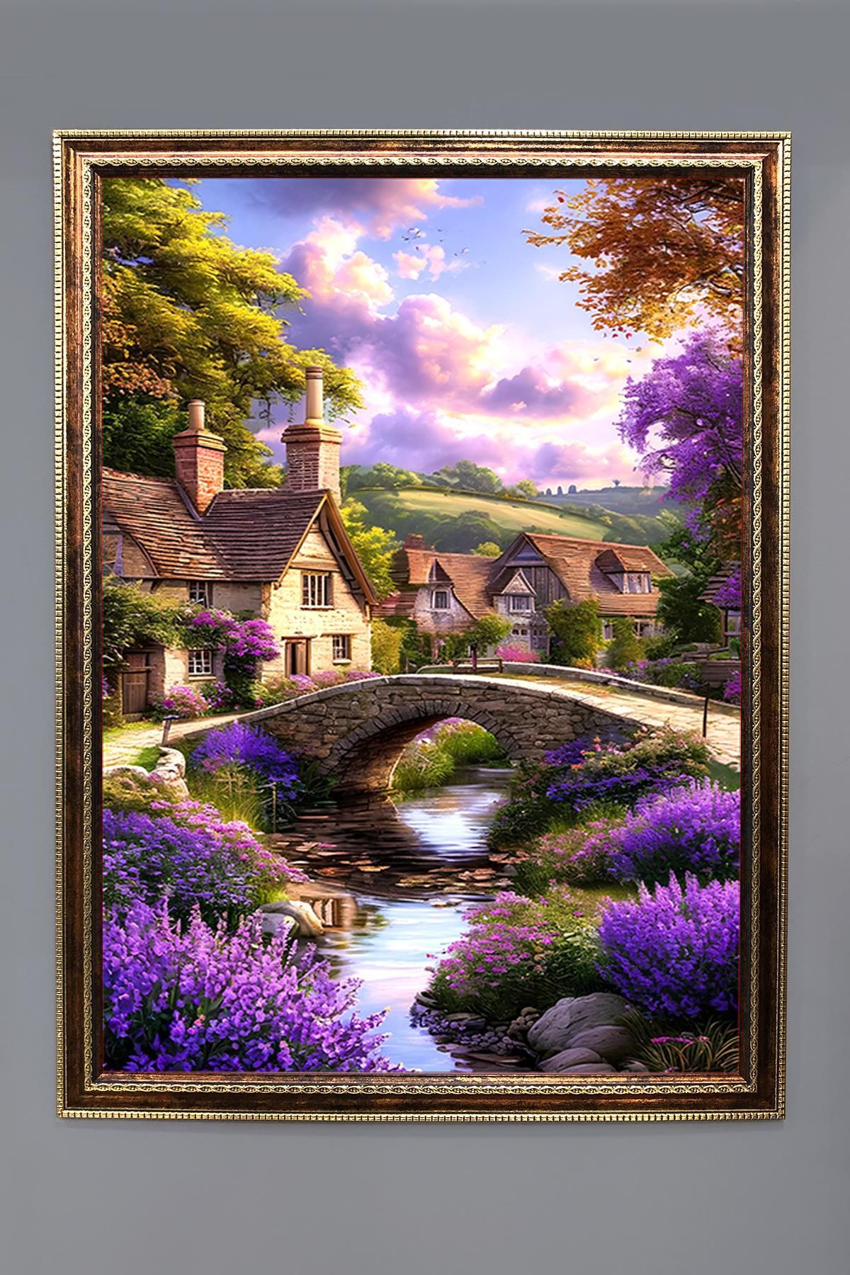 Doruklar Home Collection Doğa ve Manzara Desenli Çerçeveli Duvar Tablosu 50x70cm SERENE18