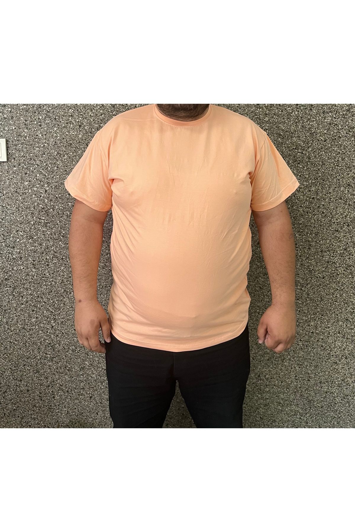 EQİ Büyük beden T-shirt somon renk