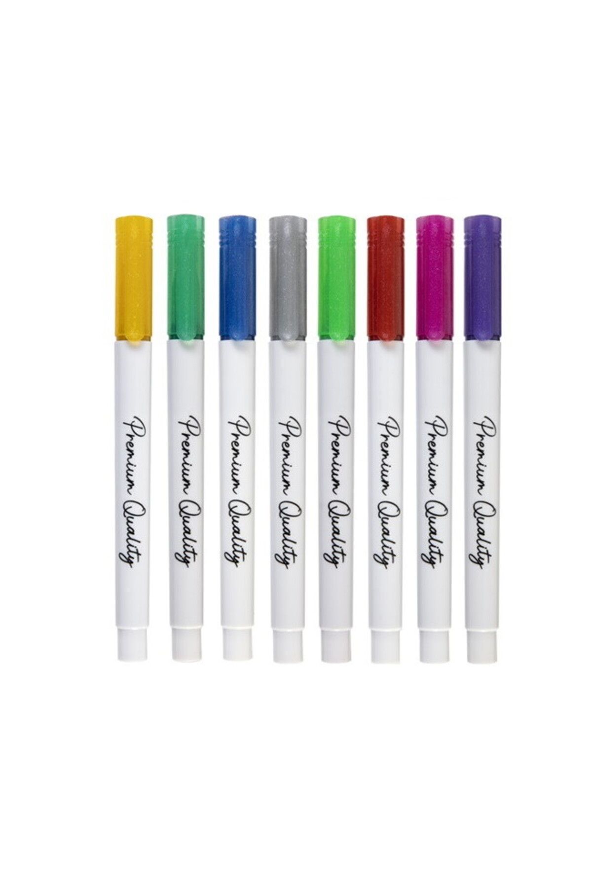 GRAFİX-Set of 8 Craft Sensations colored markers/pencils with glitter 2