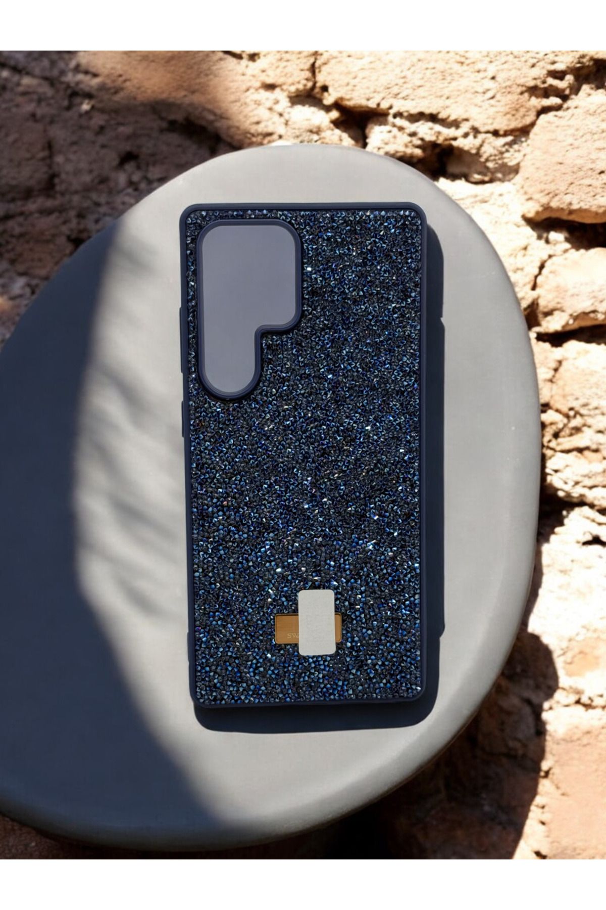 DUBİGOLD SAMSUNG GALAXY S24 ULTRA IŞILTILI TAŞLI LÜKS TELEFON KILIFI - ŞIK VE KORUYUCU