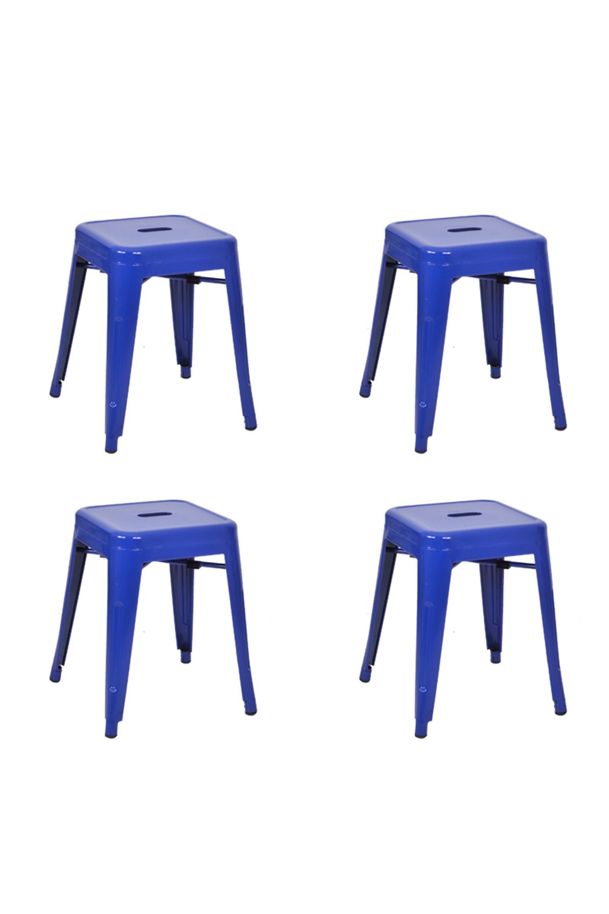 Komposan Tolix Metal Tabure(4 Adet)