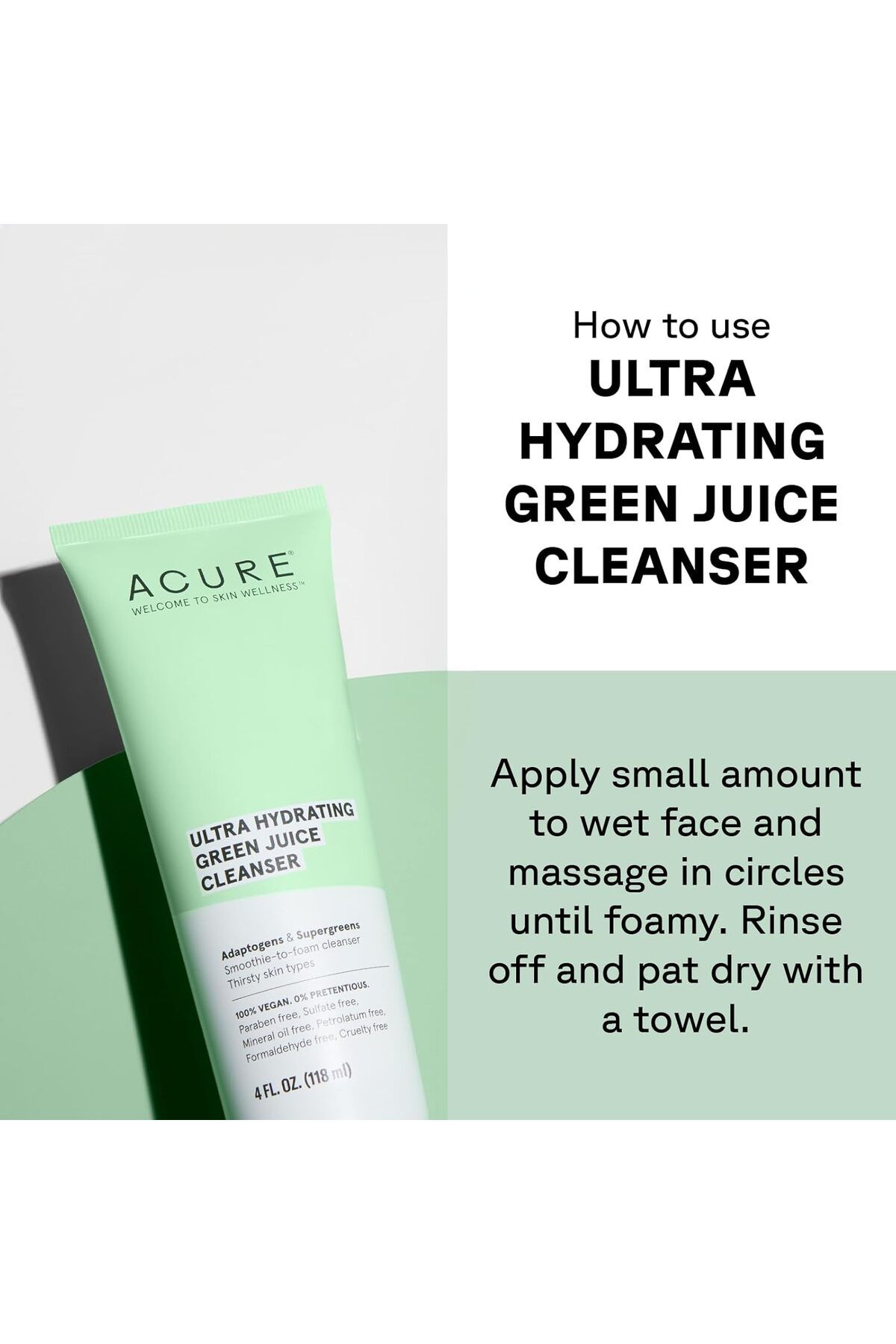 ACURE-Acure Ultra Hydrating Green Juice Cleanser 118 Ml 7