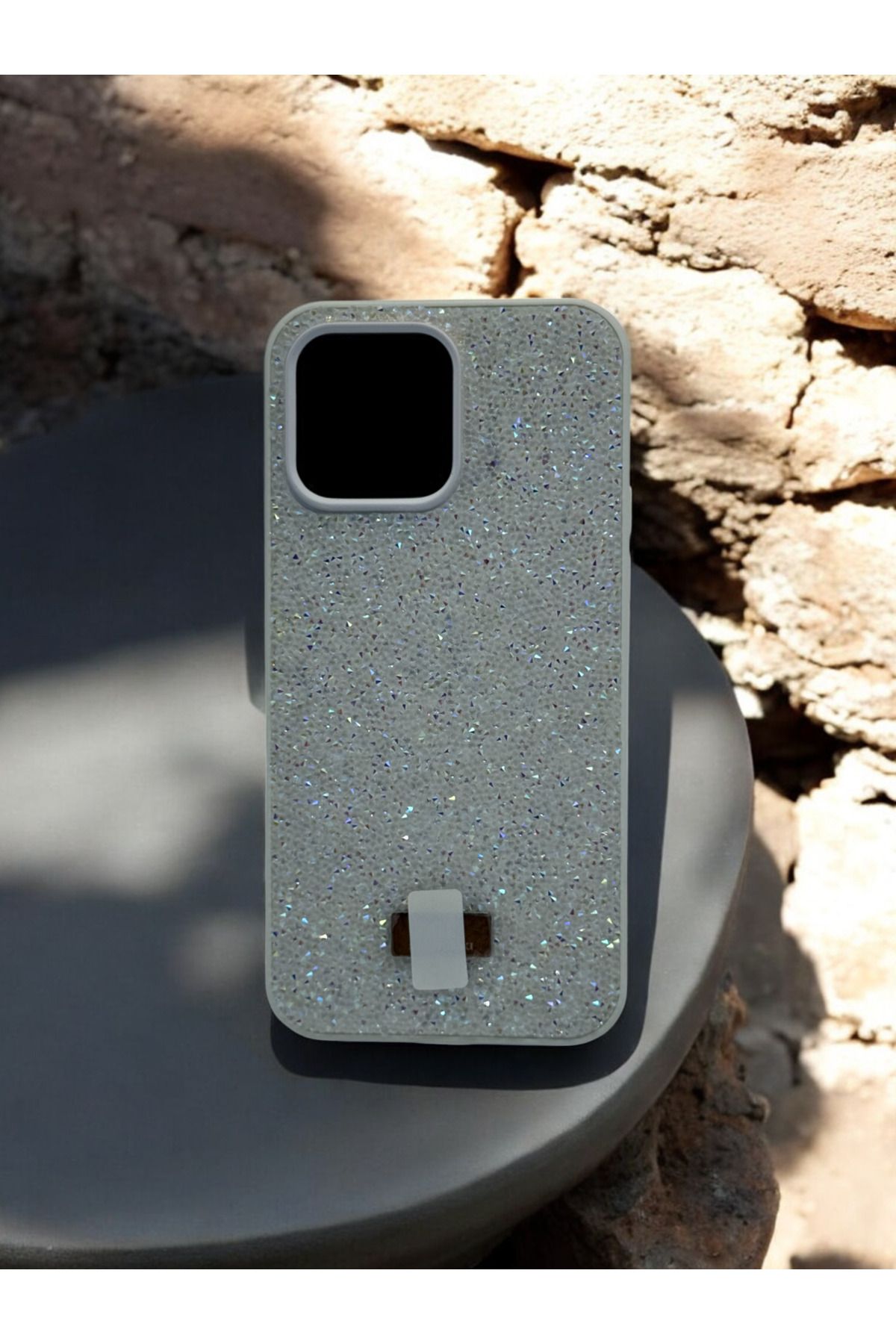 DUBİGOLD İPHONE 14 PRO MAX IŞILTILI TAŞLI LÜKS TELEFON KILIFI - ŞIK VE KORUYUCU
