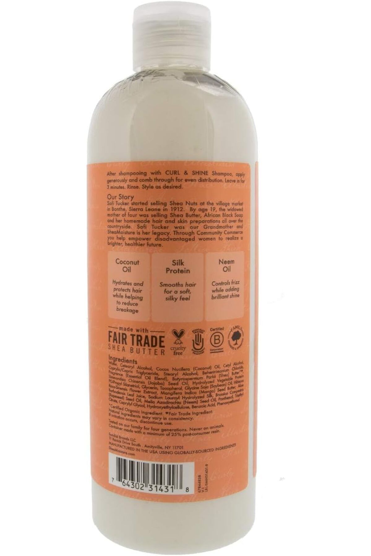 Shea Moisture-Coconut & Hibiscus Curl Conditioner 577 ml (bonus-50%) 3