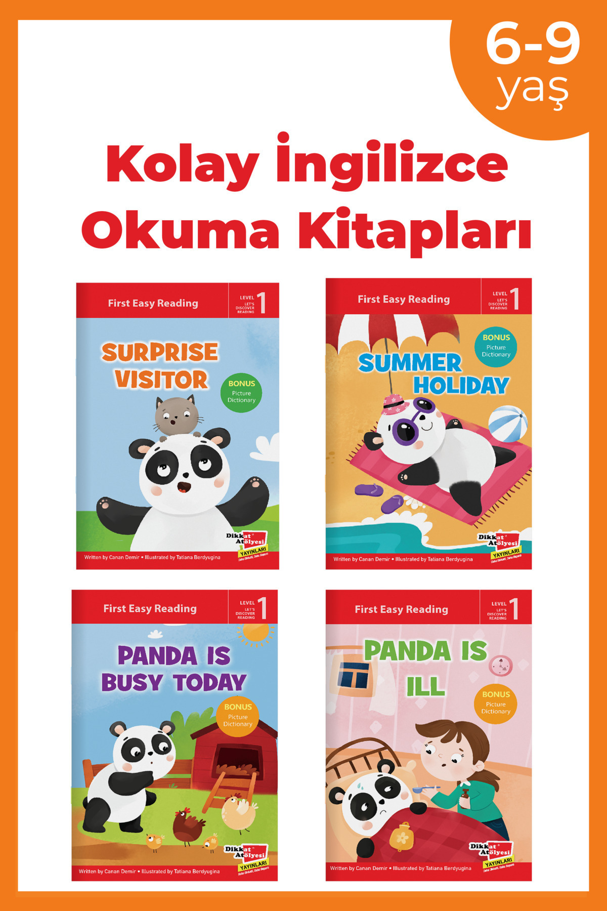 Dikkat Atölyesi Yayınları İngilizce Okuma Kitapları First Easy Reading Level 1 fotoğrafı 7 (önizleme)