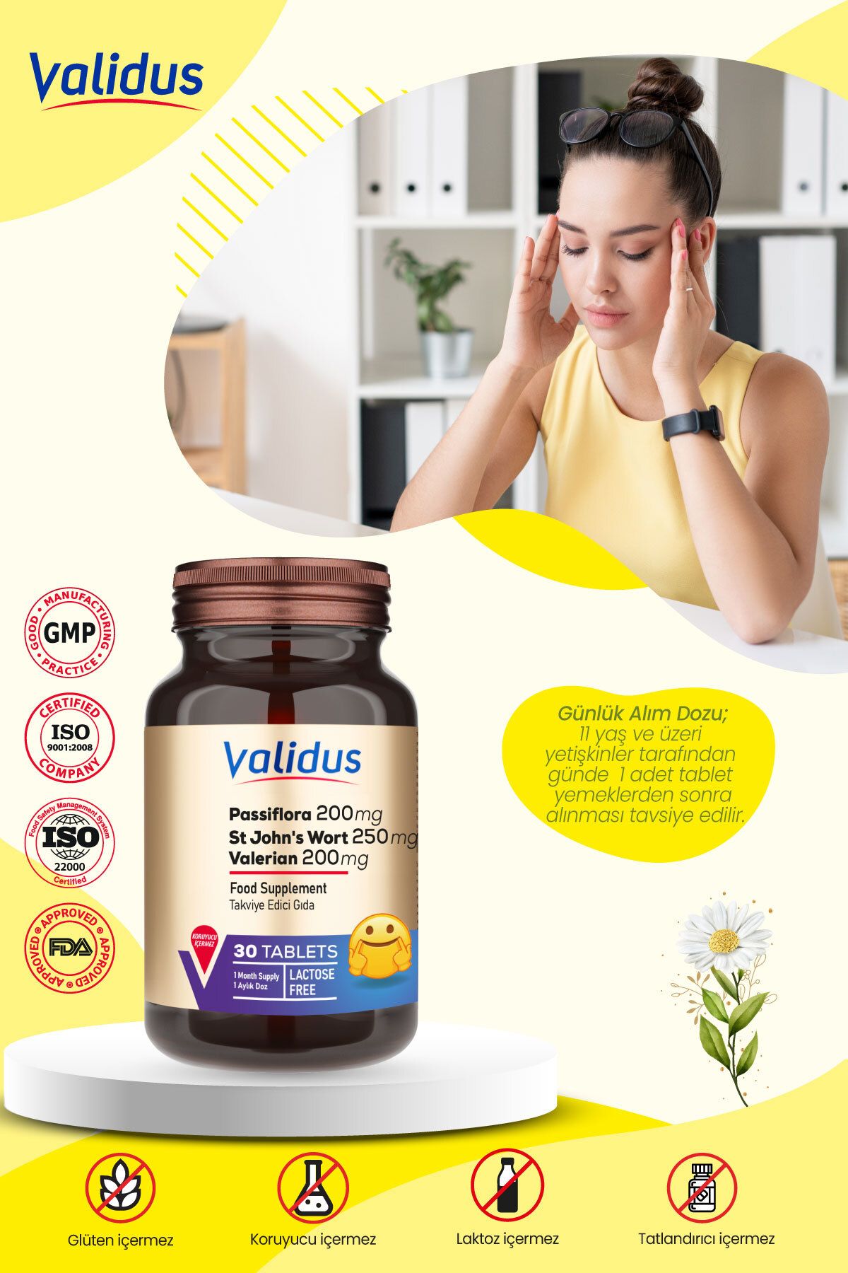 Validus-Stress Support Set - Extra Smile - Relax - 5 Http - Saffron 6