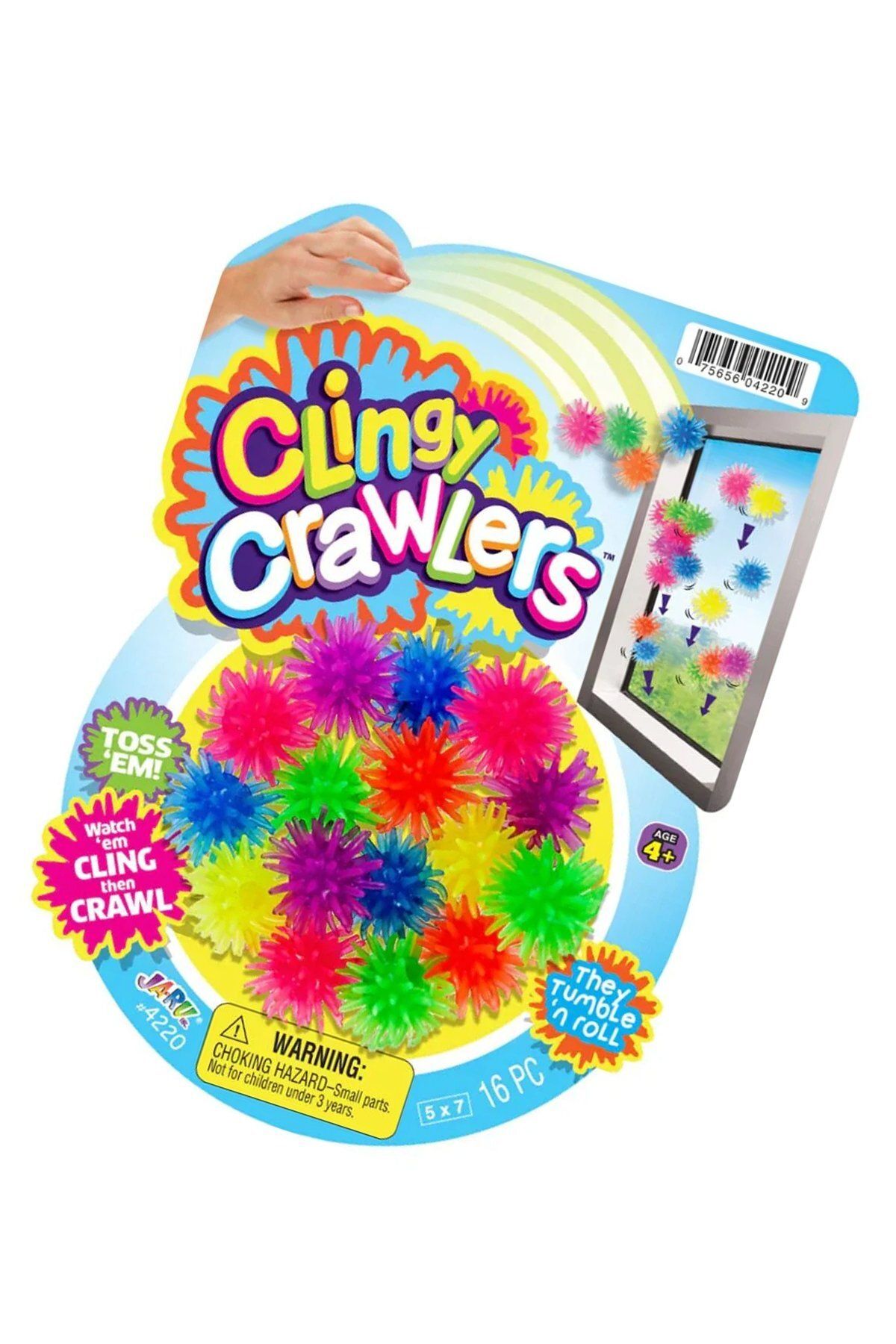 PopŞeker Clingy Crawlers Yapışkan Tırmanıcı Sürüngenler ile Duvarlar ve Camlar Artık Daha Eğlenceli!