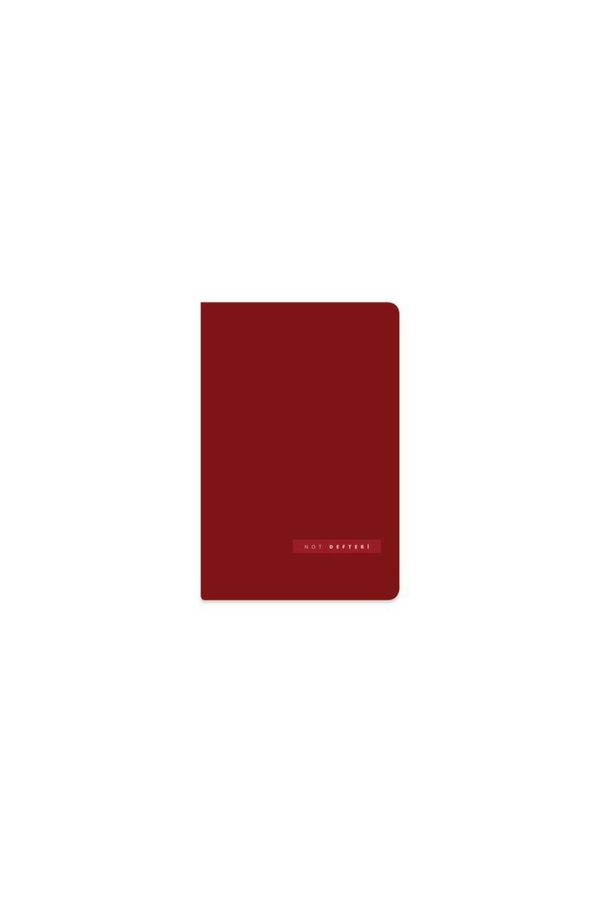 KESKİN COLOR Keskin 8*12 64 Yp.Çizgili Ciltli Cep Defteri - Kırmızı