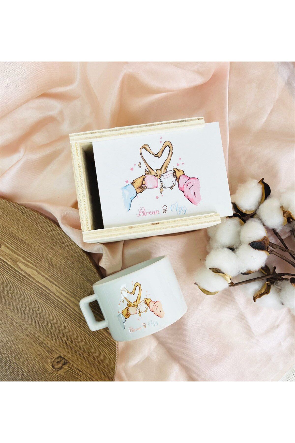 Gift Moda Kişiye Özel Sevgili Tasarımlı Kutulu Kupa