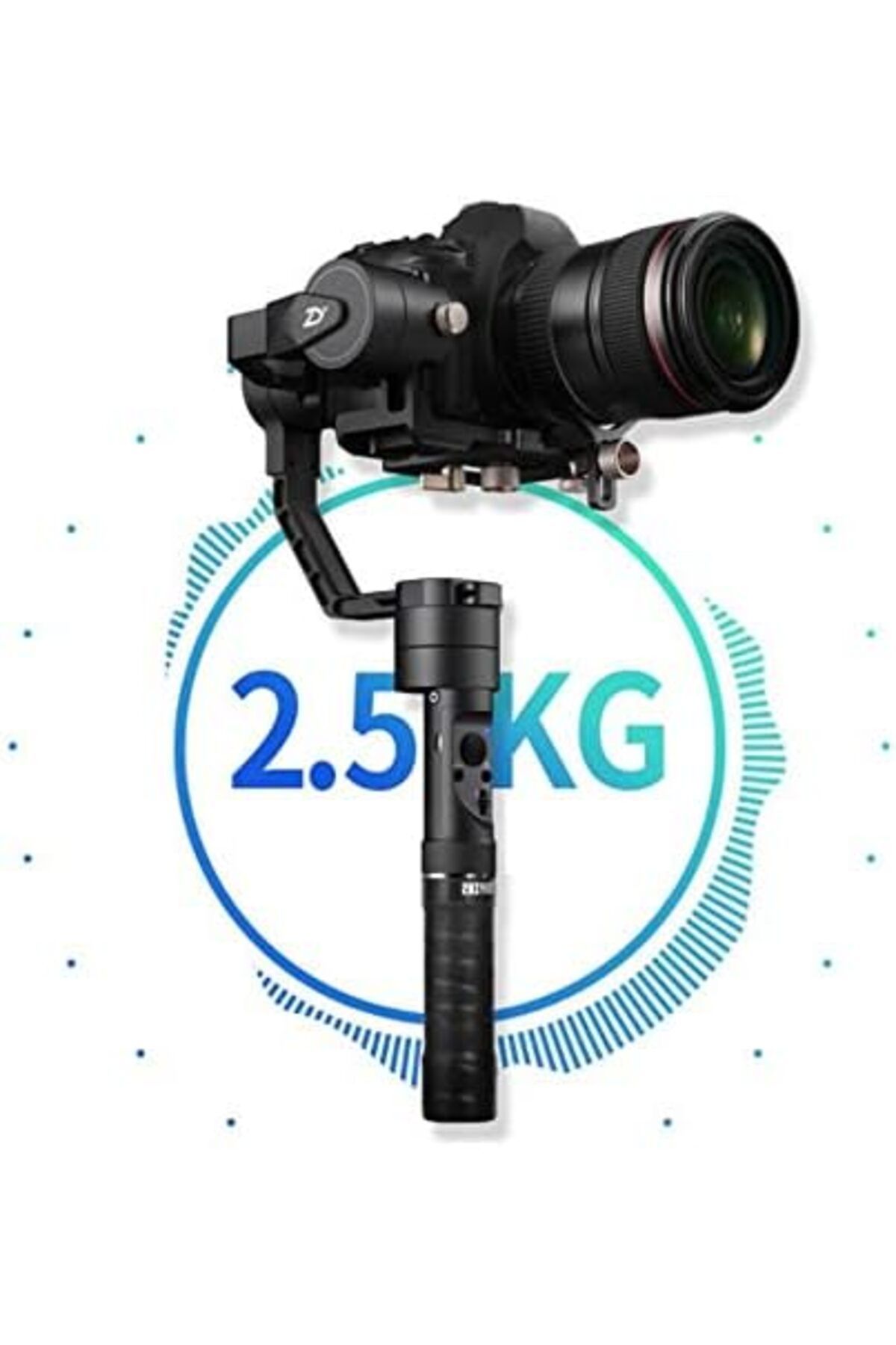 ZHIYUN-Gimbal Compatible with Digital Camera and Camcorder, Black 4