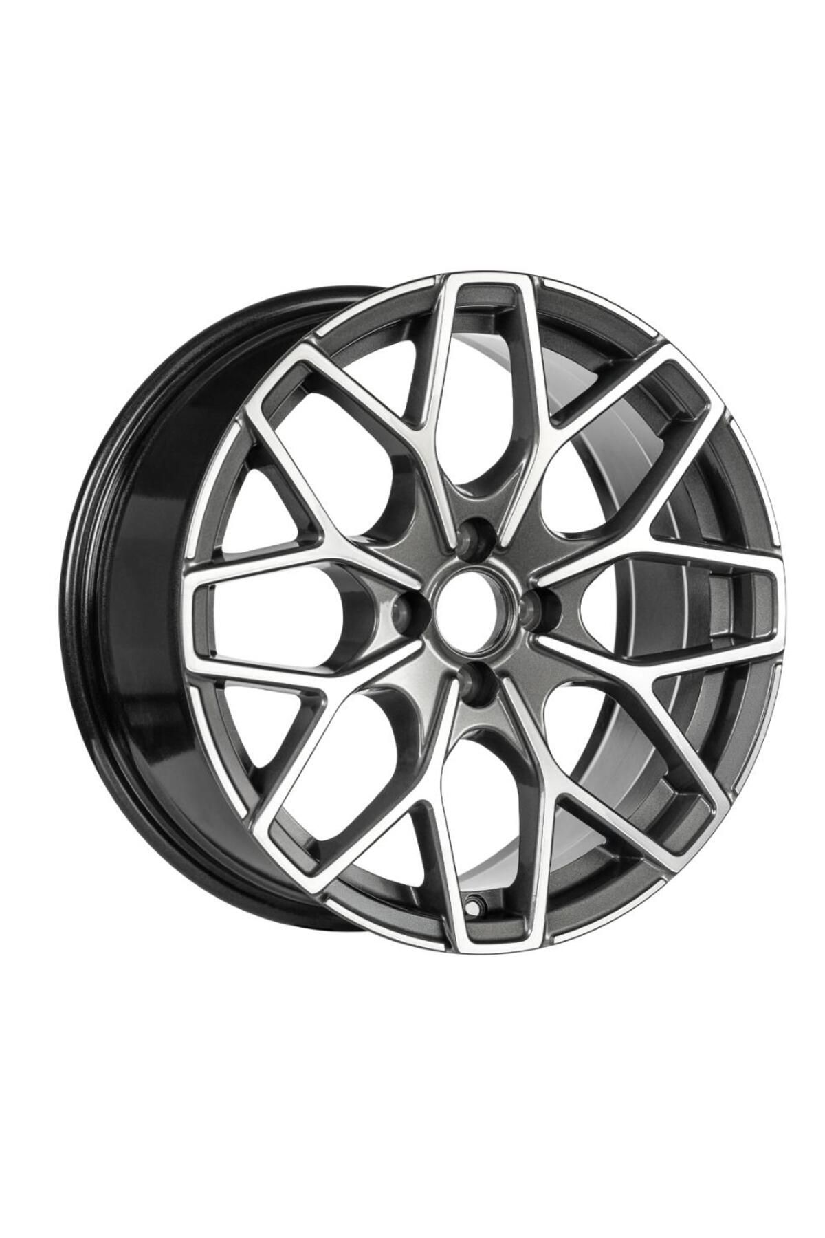 Emr -S1038-15 7.5x17" -4x100 ET35 73.1 Gun Metal Diamond Jant (4 Adet)