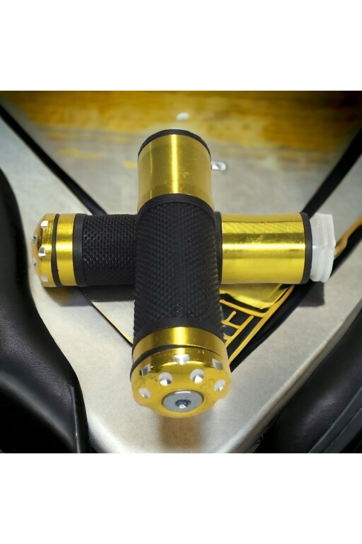 karagöz motor Motorsiklet Gidon Elcik Gold
