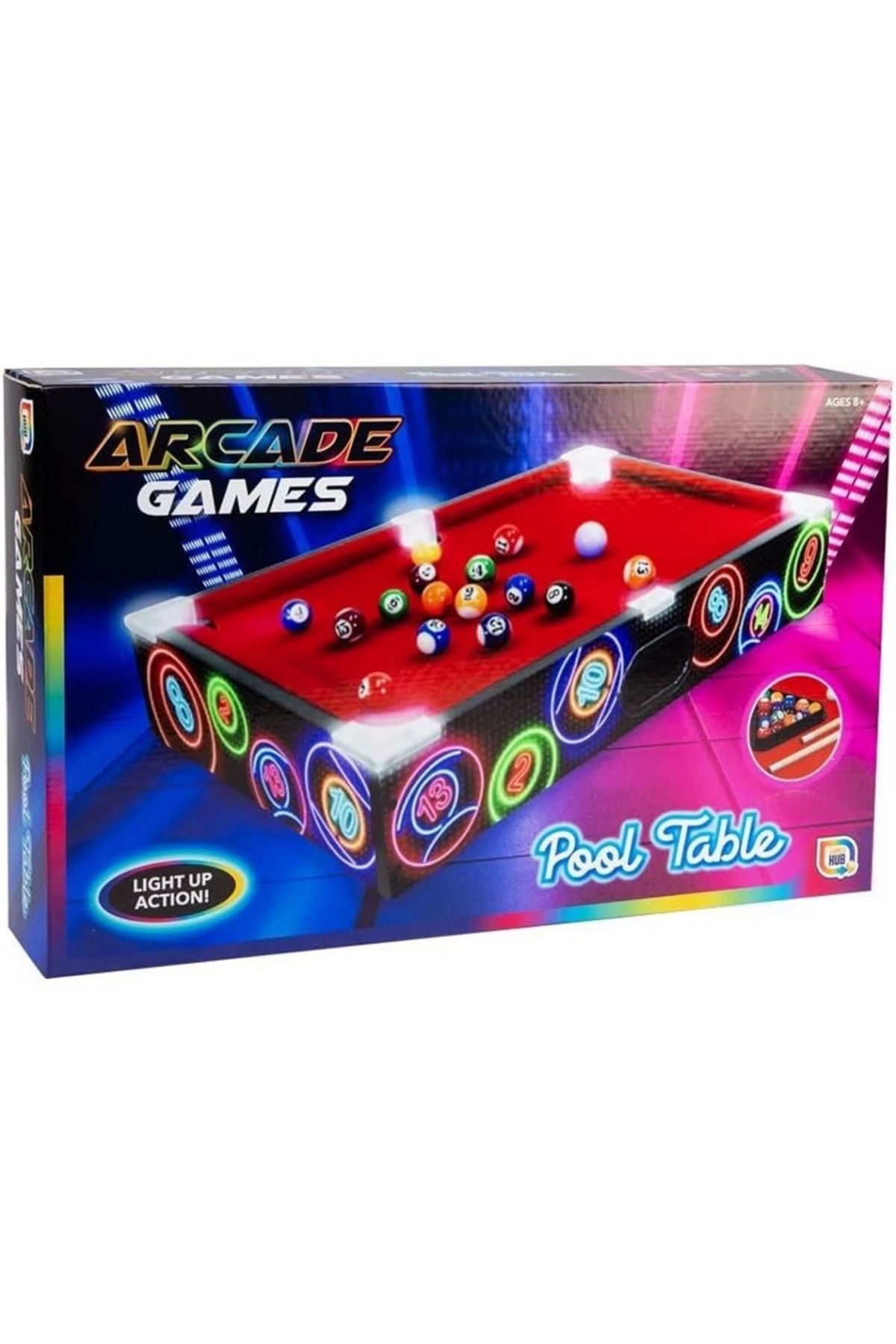 robotrend Masaüstü Mini Bilardo! Odaklanma Ve İnce Motor Becerilerini Güçlendiren Eğlenceli Strateji Oyunu