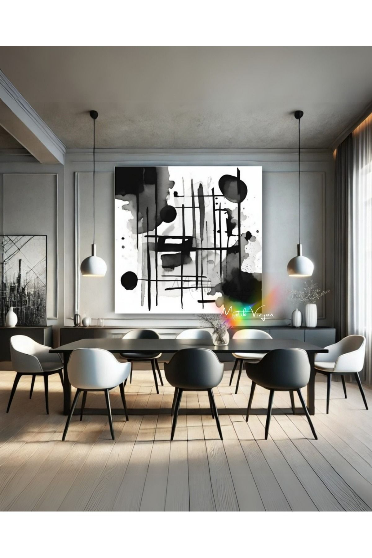 Mistik Vizyon Premium Kanvas Tablo | Minimalist & Modern Sanat