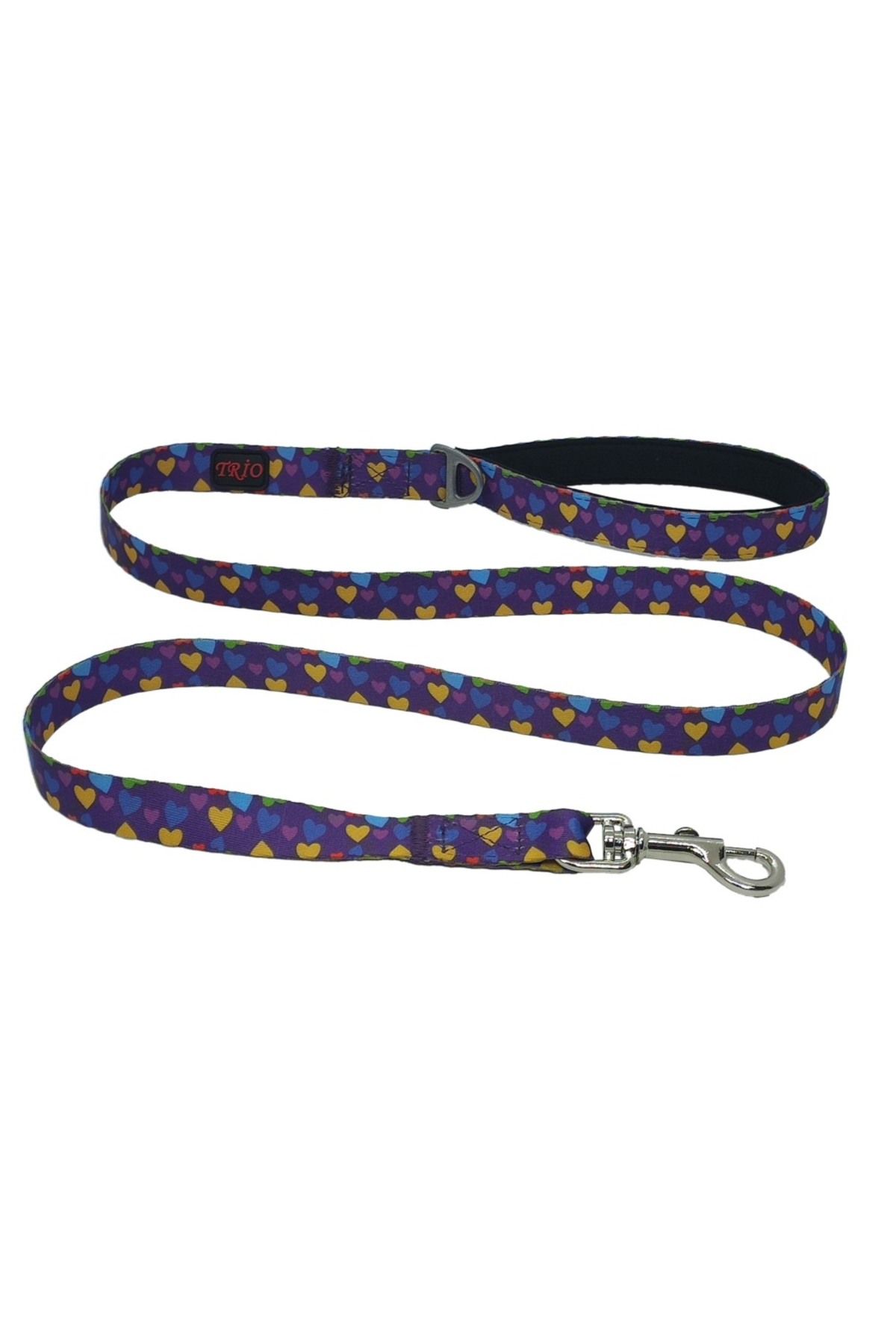 Trio Baskılı Kedi Köpek Sevk & Gezdirme Kayışı Uzatma Tasması