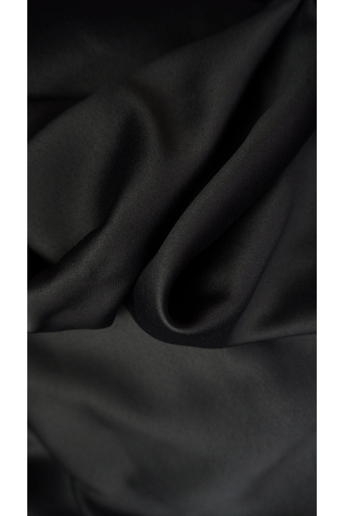 Yuka-Blackout Lightproof Background Curtain Black Color Single Wing Plain 100% Blackout Sunshade Plain240 X 270 3