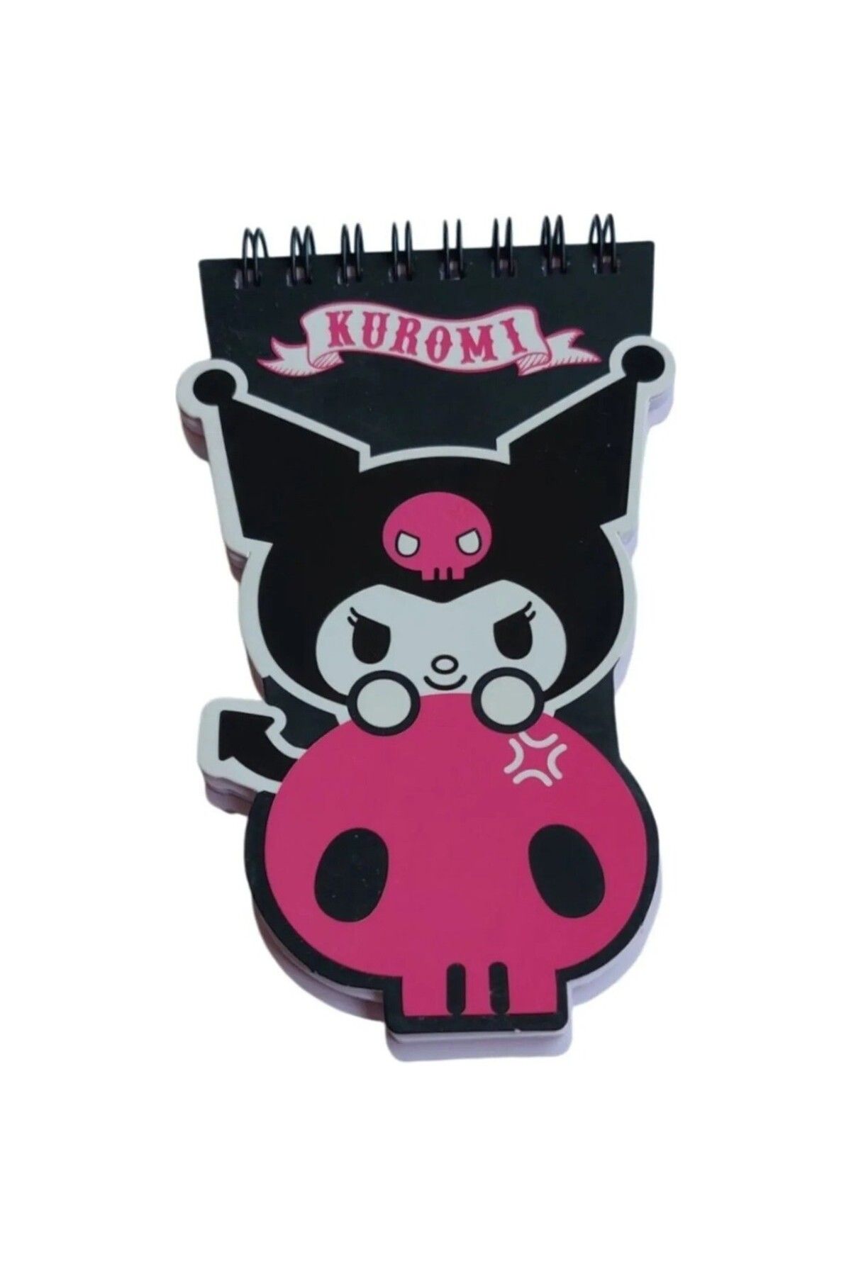 kuromi Not Defteri 80 Yaprak Spiralli Renkli Sayfalı