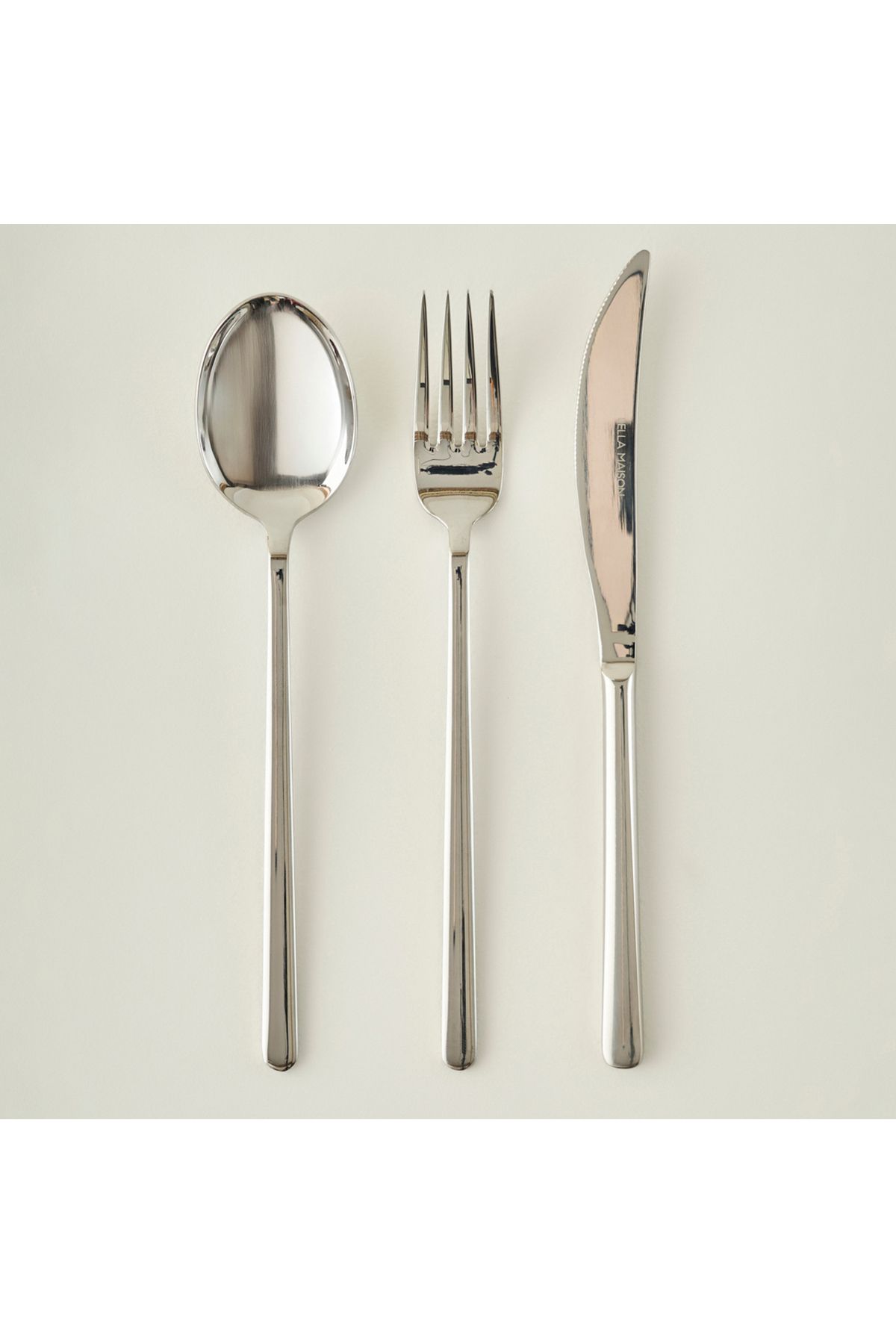 Bella Maison Milano 18 Parça Yemek Çatal Kaşık Bıçak Seti Silver