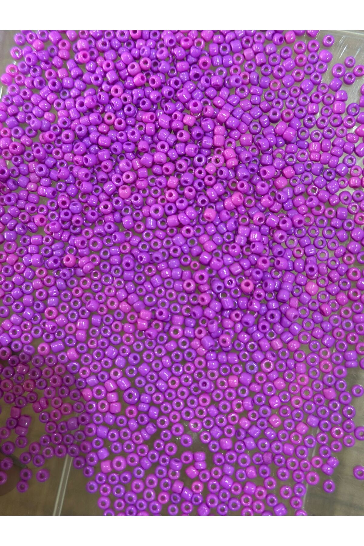 Gönülden Tasarım 1. KALİTE KUM BONCUK TAKI BONCUĞU 50 GR 3 MM Pembe