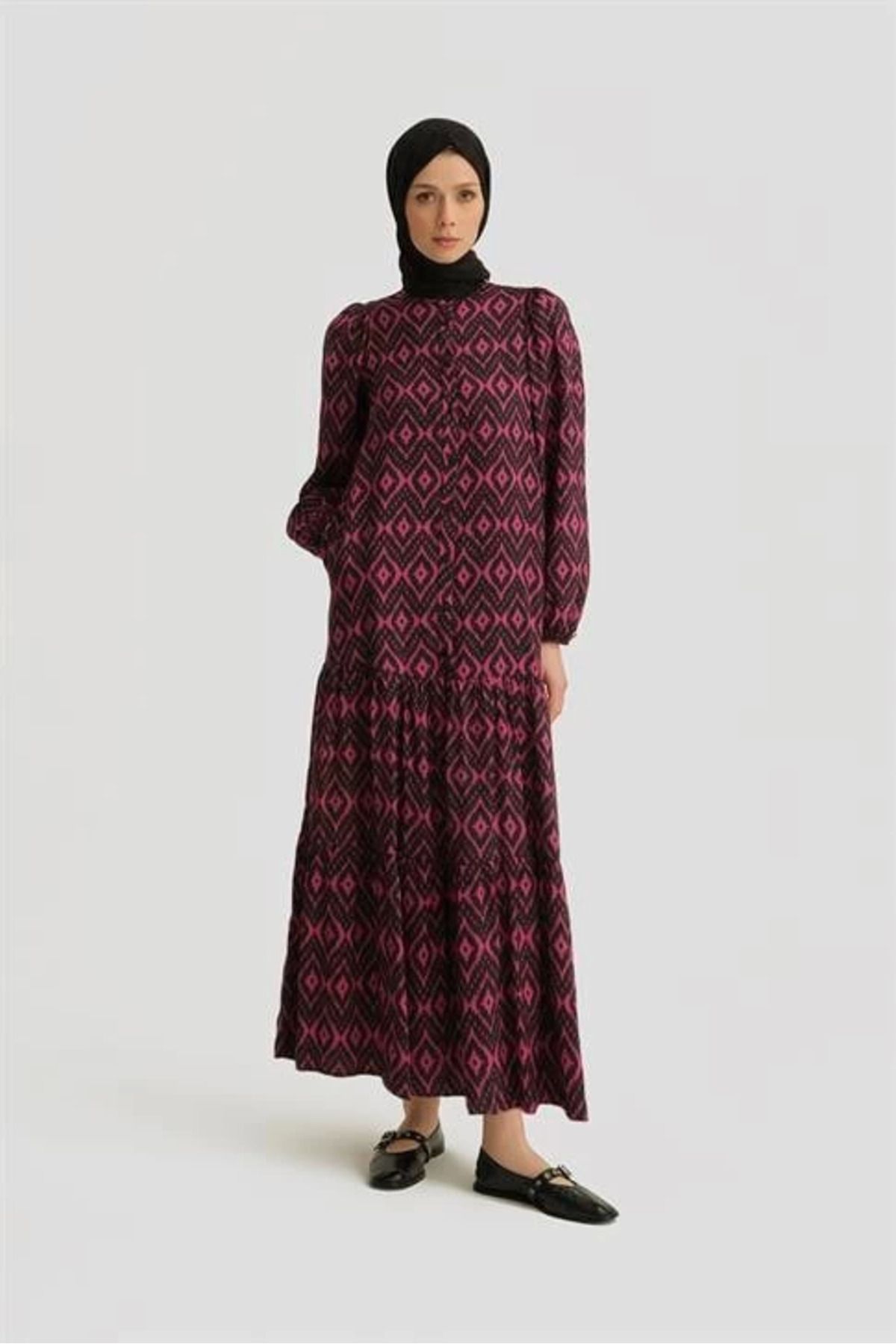 aradimtaradim Armine Trend Elbise 25YT907 Lacivert