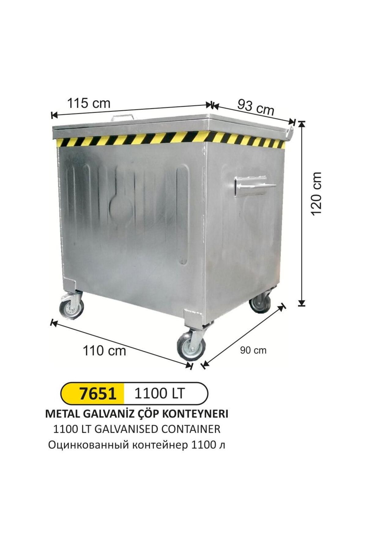 Arı Metal 1100 LT GALVANİZ KONTEYNER