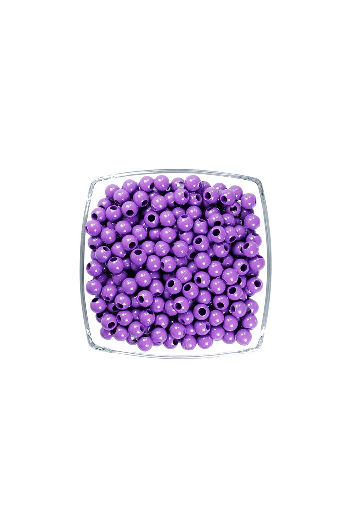 Prestij Boncuk Makrome Boncuk Mor 10 mm